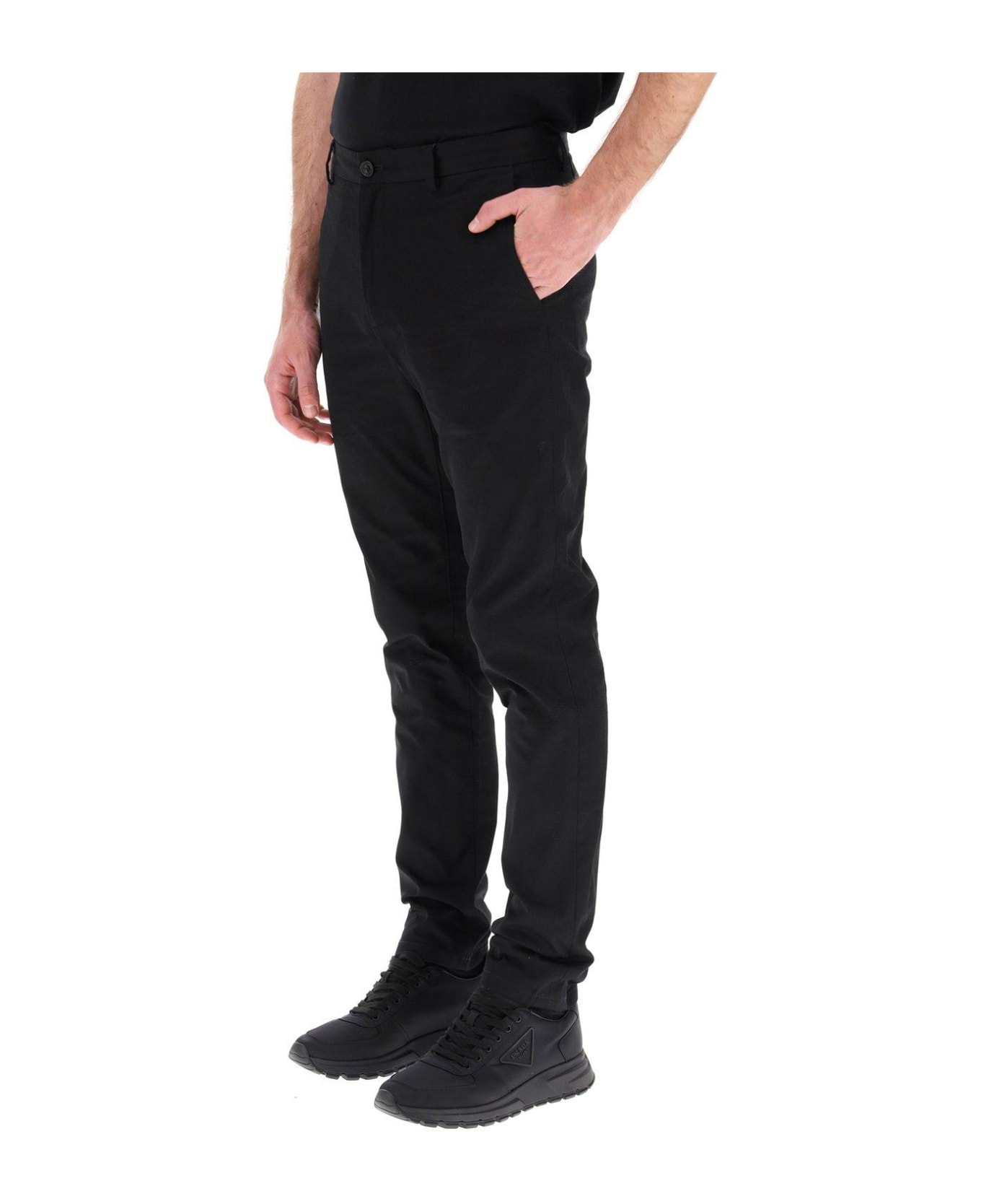 Burberry Slim-fit Chino Pants - BLACK