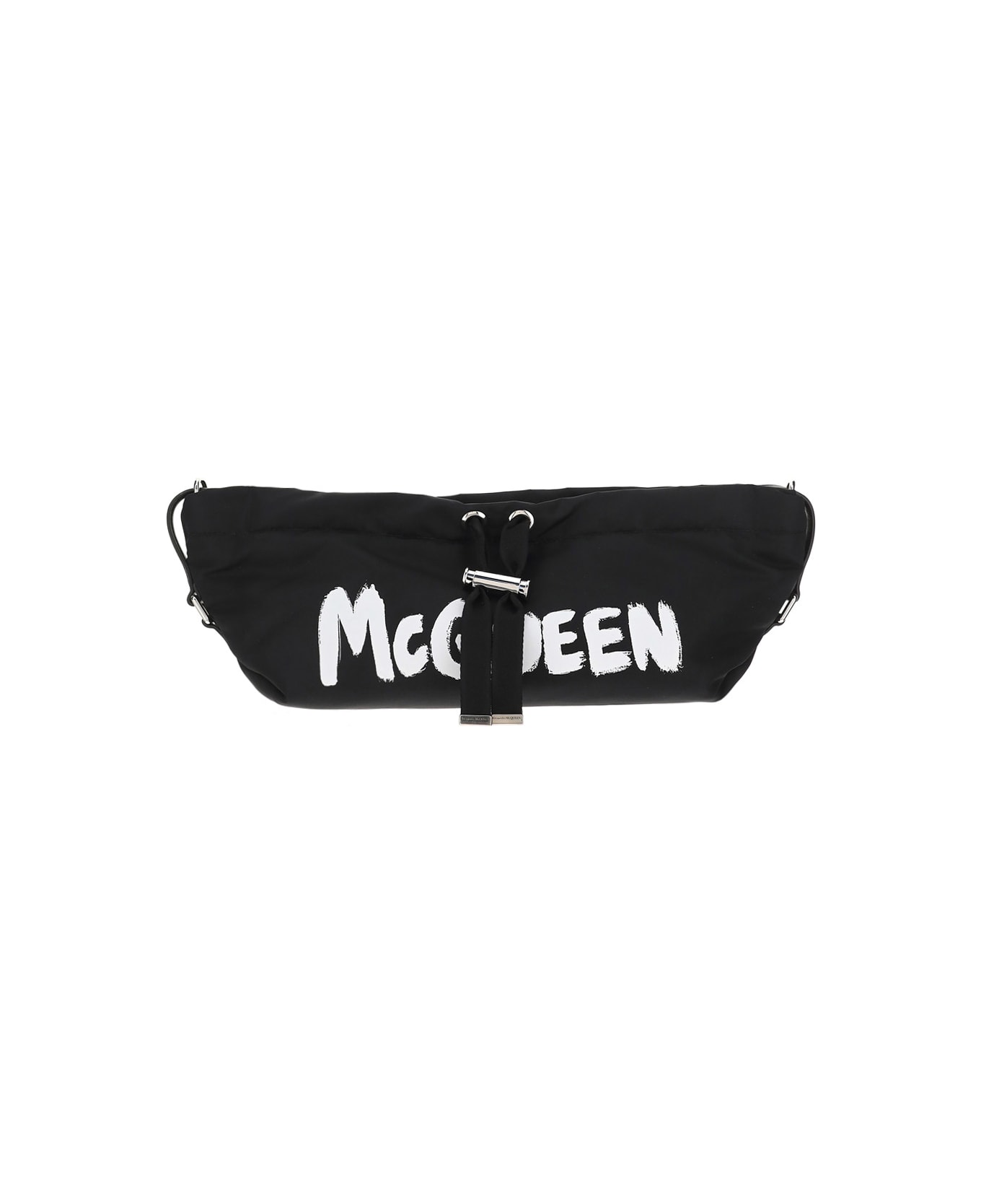 Alexander McQueen Mini Bundle Bag - Black/white
