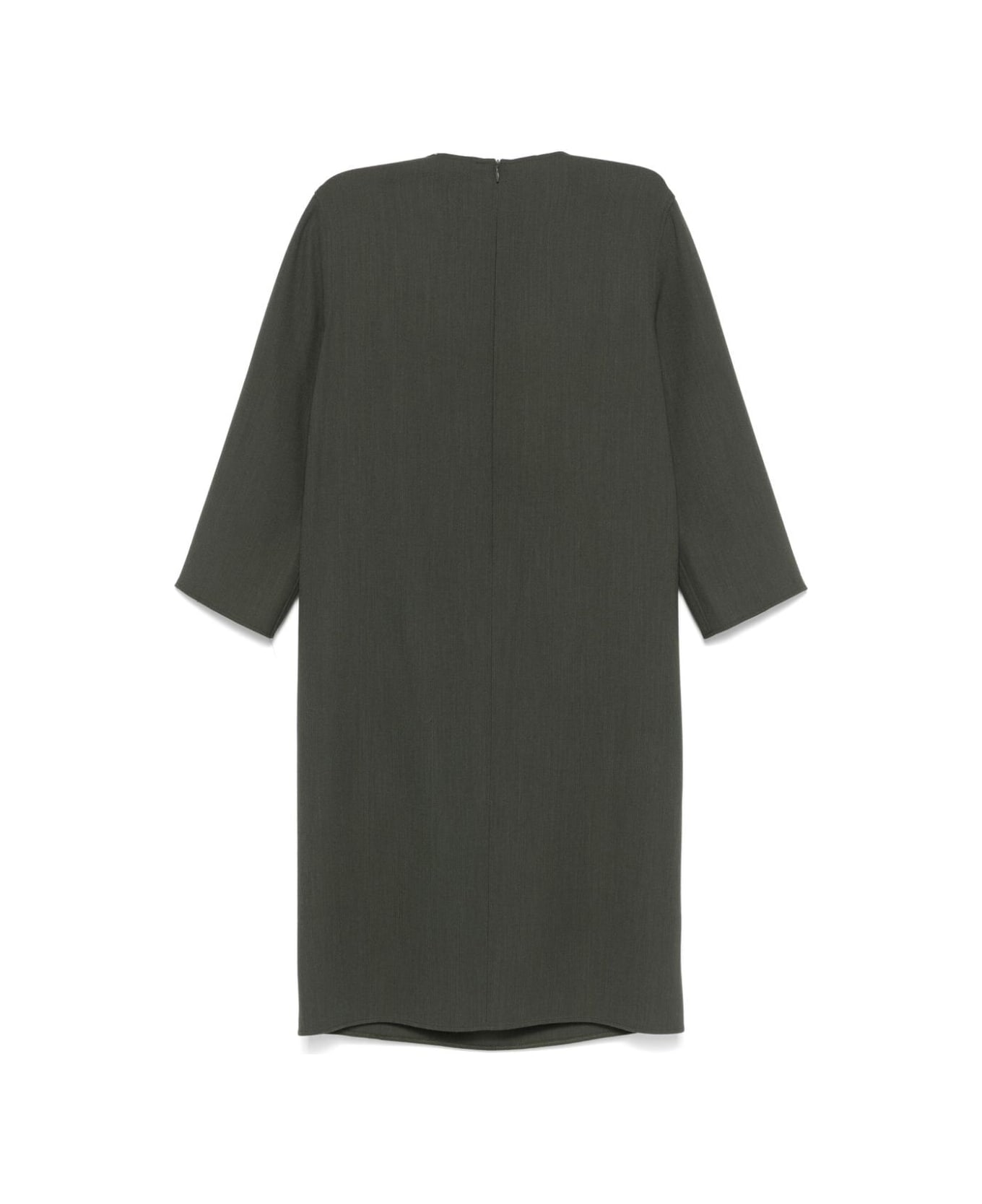 Antonelli Mark Tunic V Neck Dress - Military