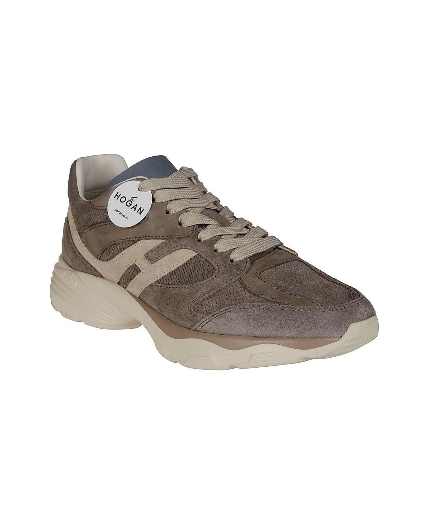 Hogan Low-top Laced Sneaker - Marrone