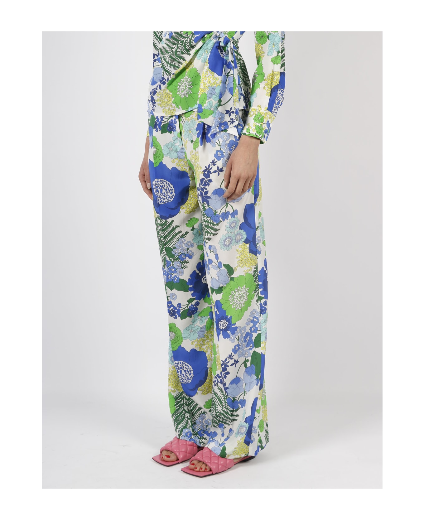 Parosh Scilla Silk Pant - Multicolour
