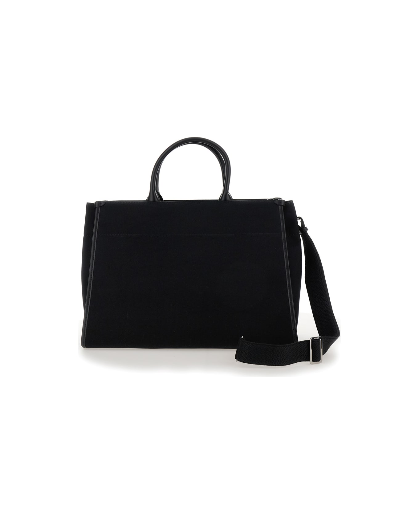 Lanvin Tote Bag Mm With Strap - Black