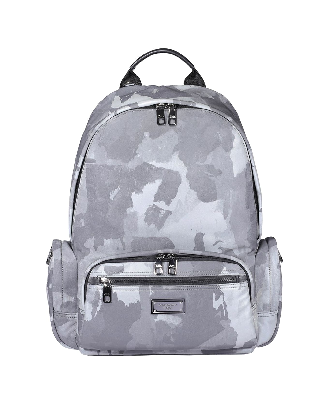 Dolce & Gabbana Camouflage Backpack - Gray
