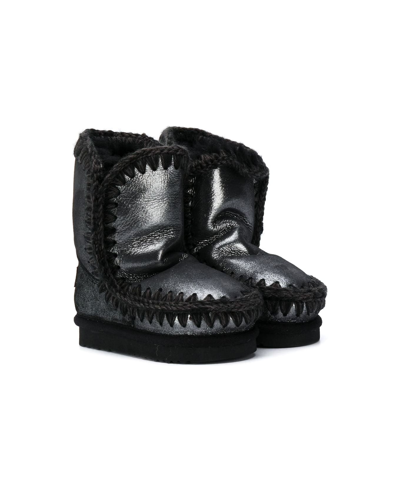 Mou Black Girls Boots - Black