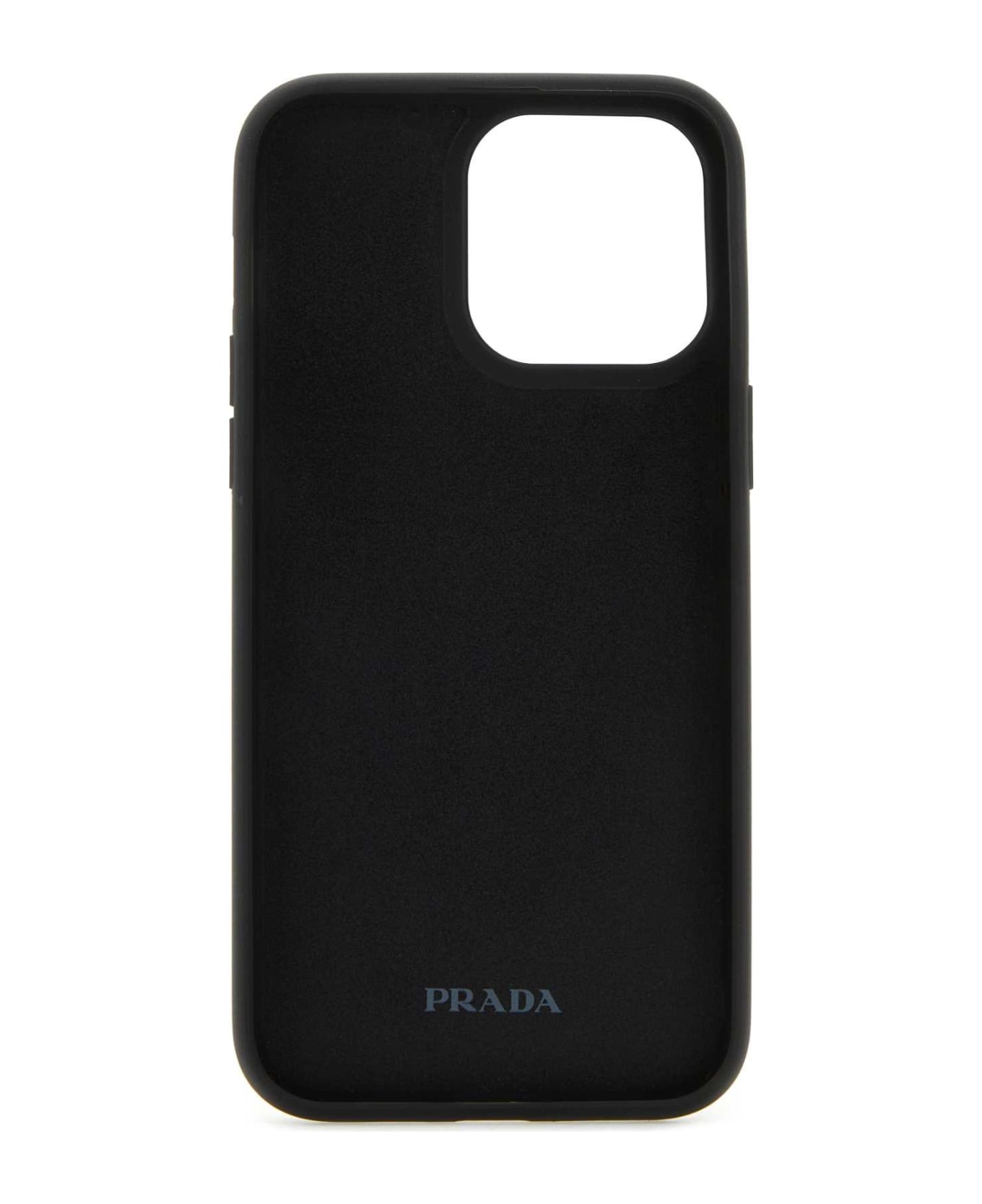 Prada Sand Shearling Iphone 14 Pro Max Cover - ECRU' デジタルアクセサリー