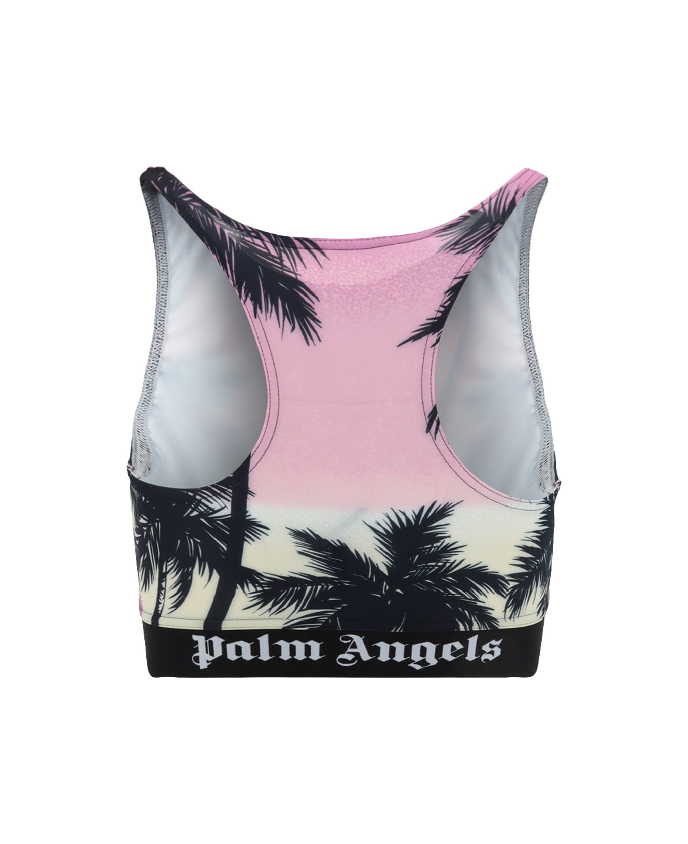 Palm Angels Sunset Print Top - purple