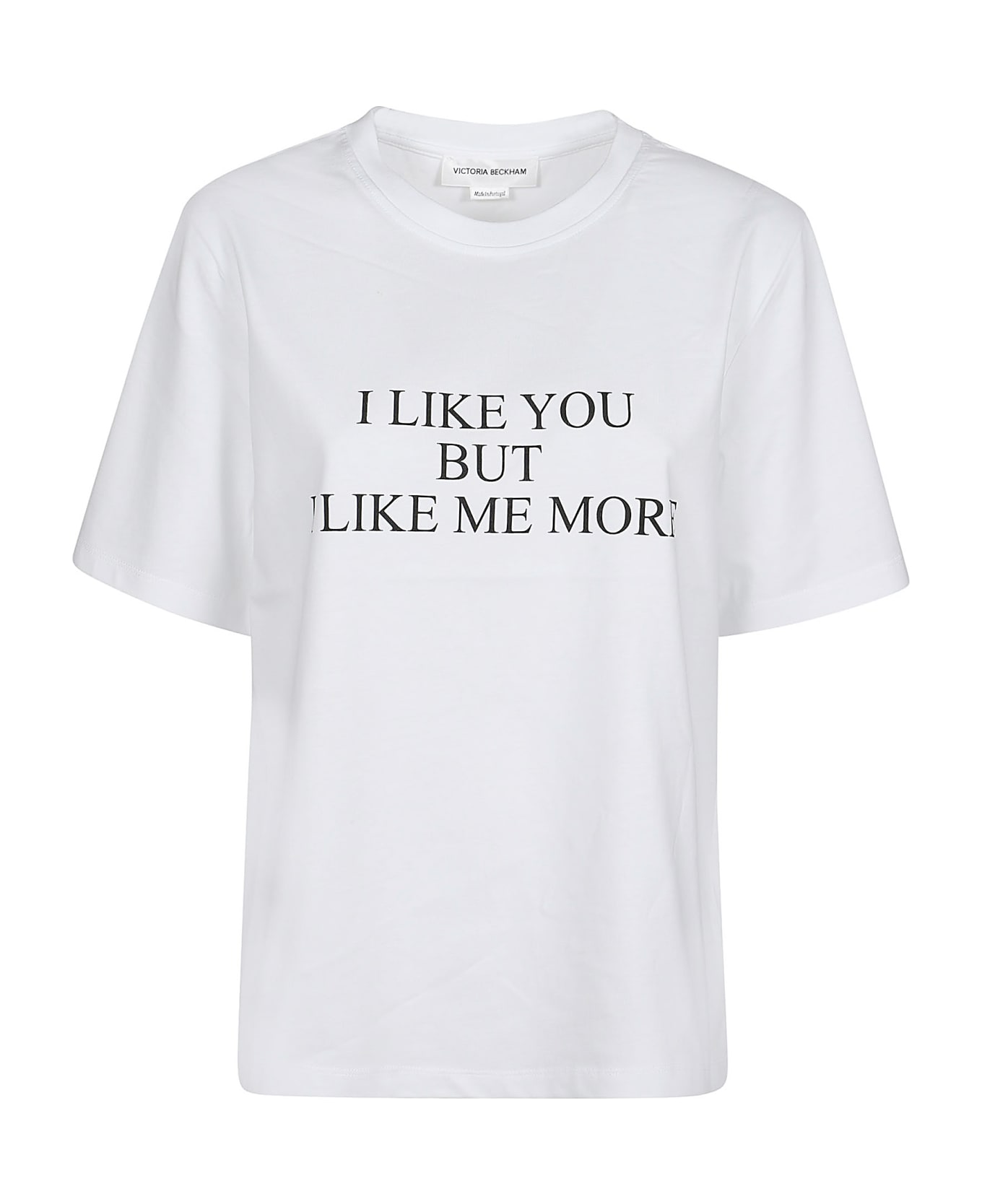 Victoria Beckham Slogan T-shirt - White