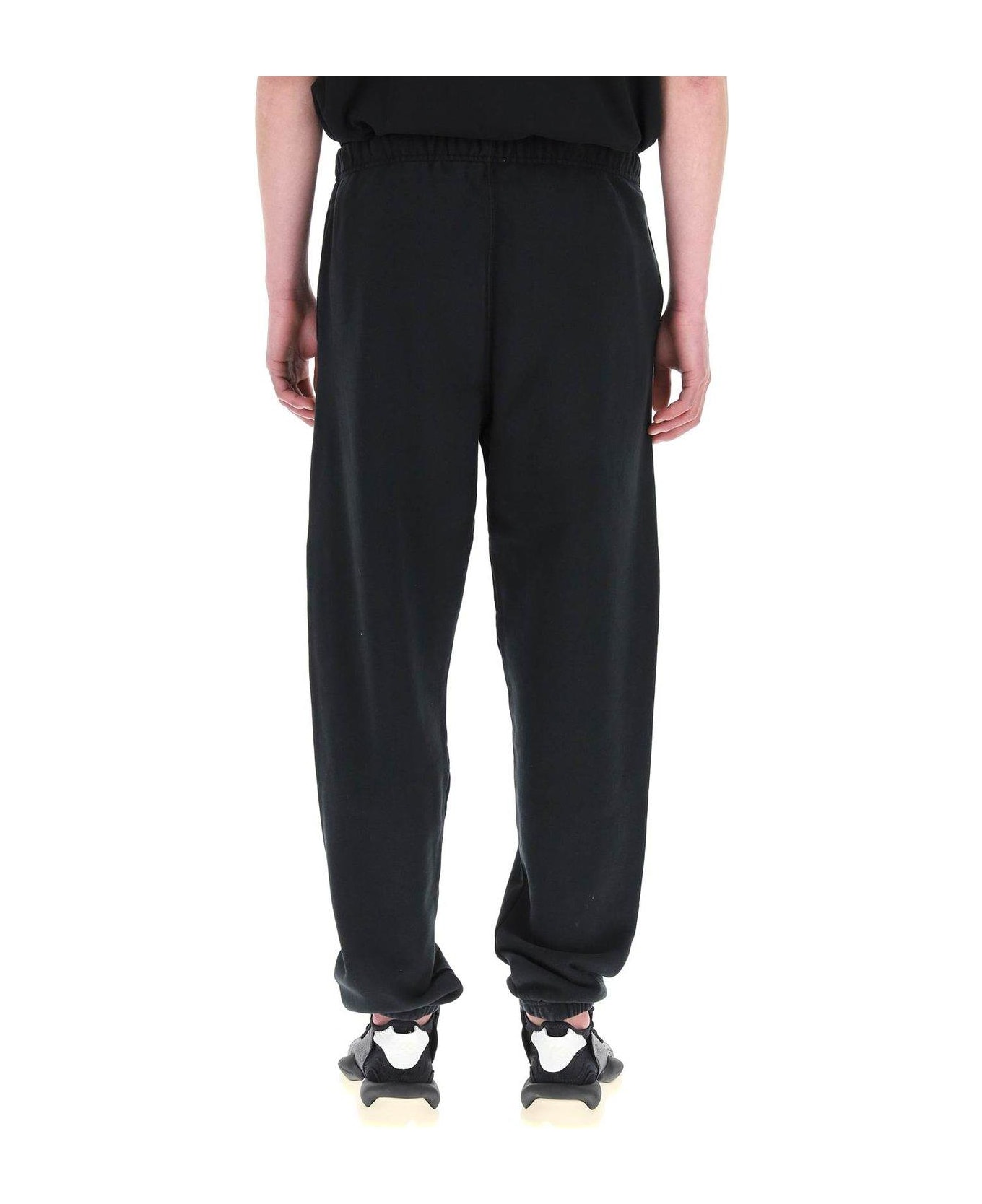 HERON PRESTON Logo Patch Elasticated-waist Track Pants - Black