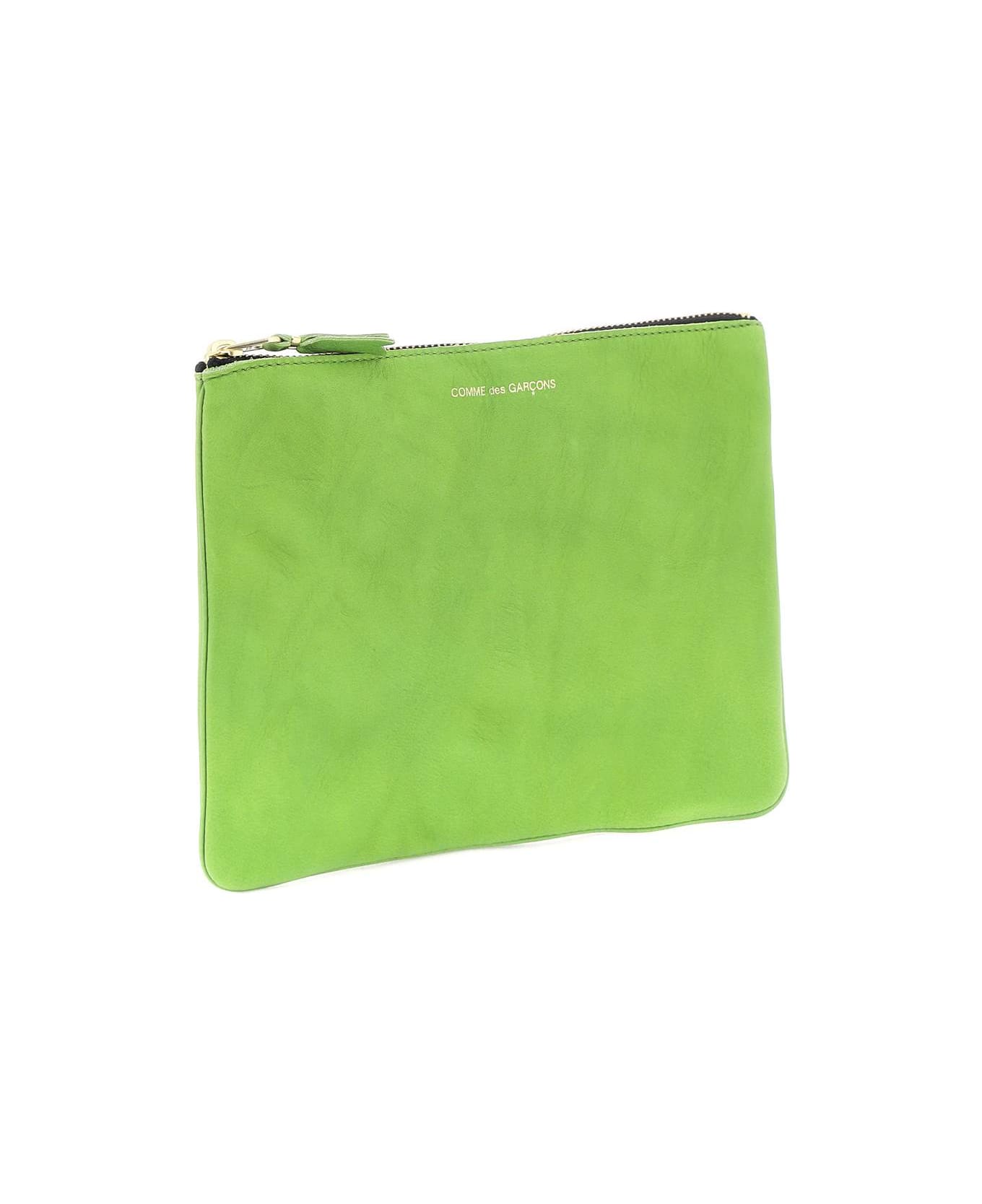 Comme des Garçons Wallet Classic Pouch - GREEN (Green)