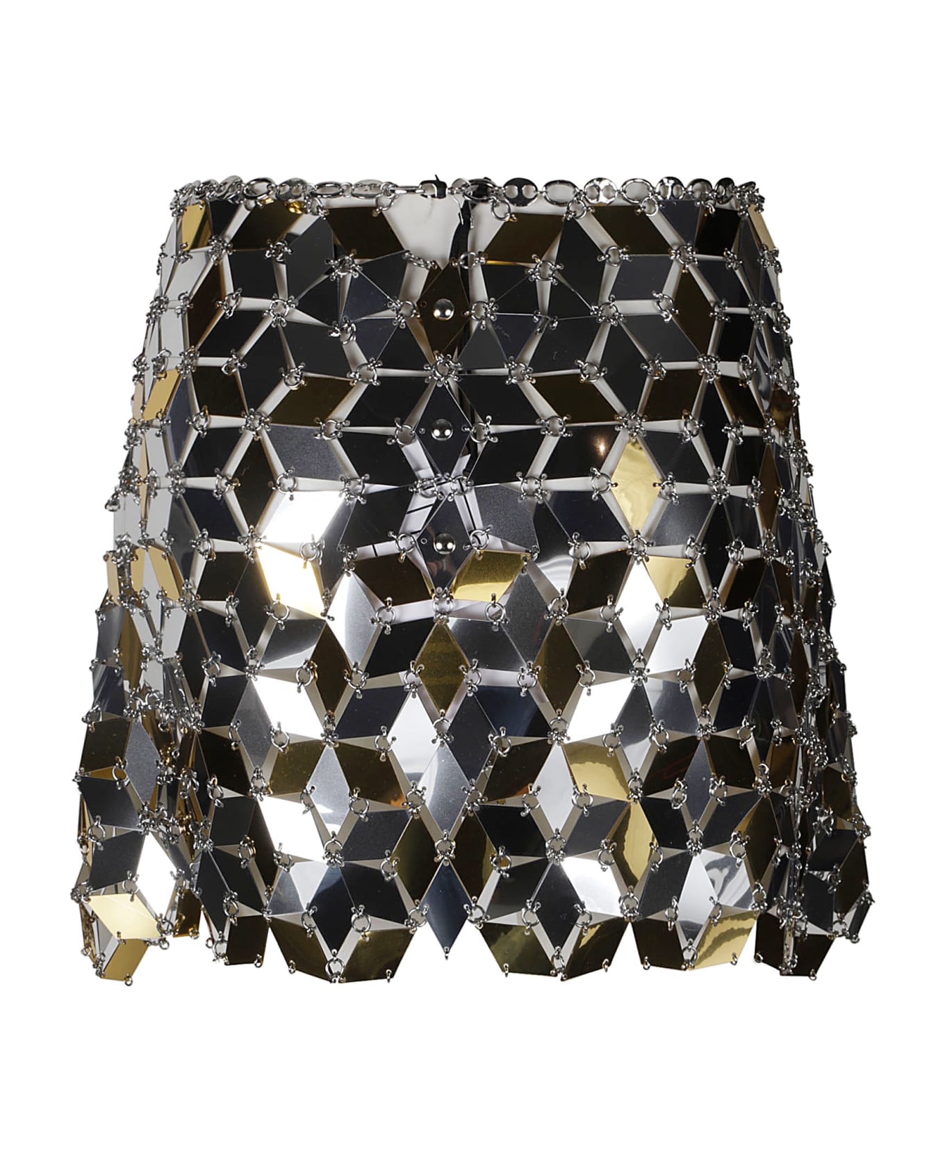 Paco Rabanne Chain Waist Skirt - SILVER スカート