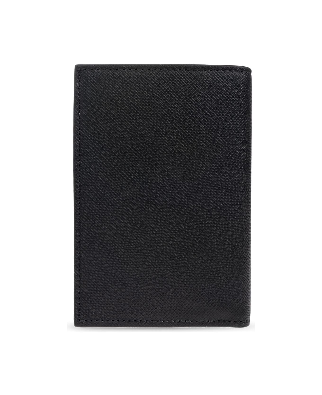 Paul Smith Leather Wallet With Logo - Black