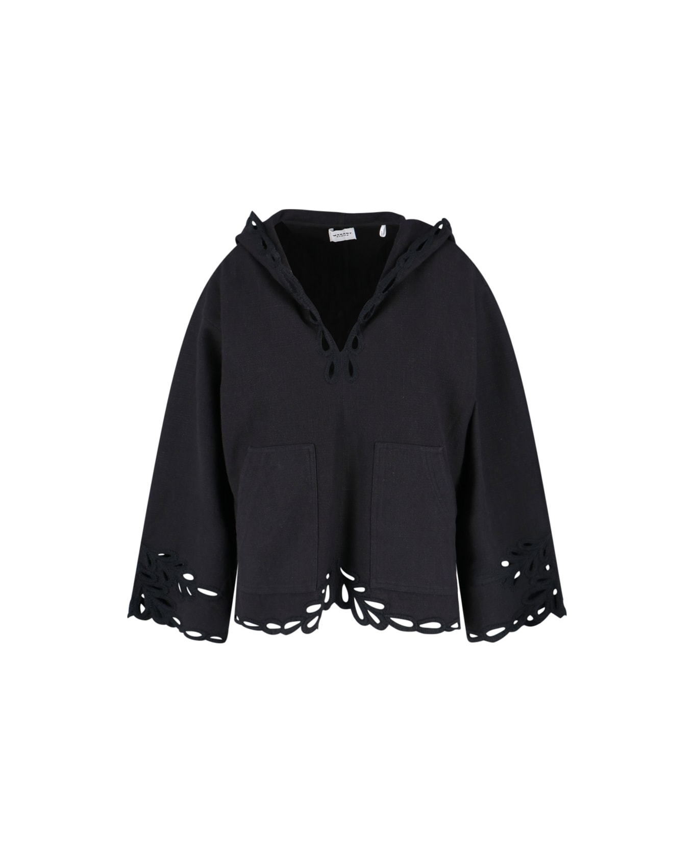 Marant Étoile 
solvi
 Embroidered Crop Top - Black  