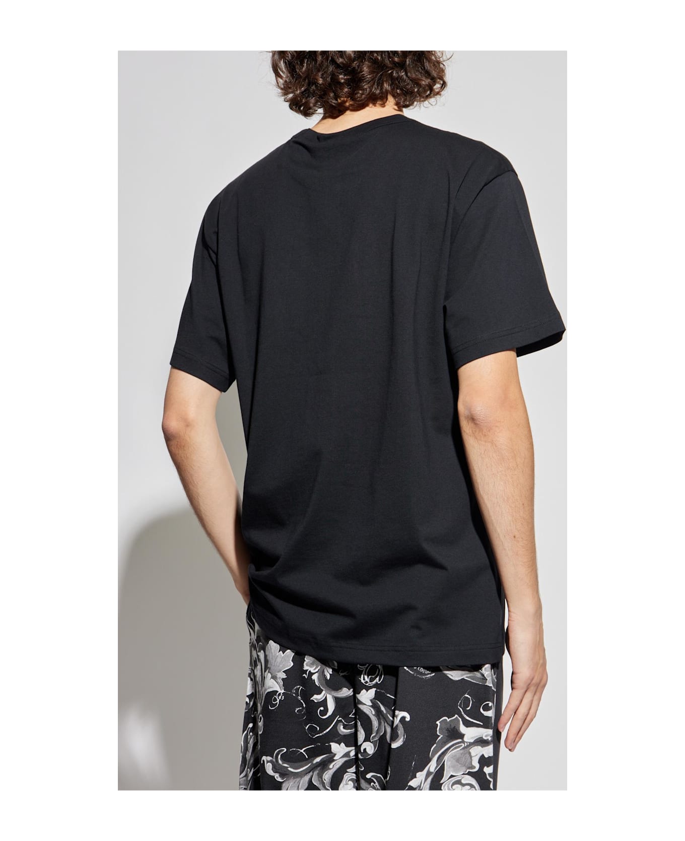 Versace Jeans Couture T-shirt With Print - black