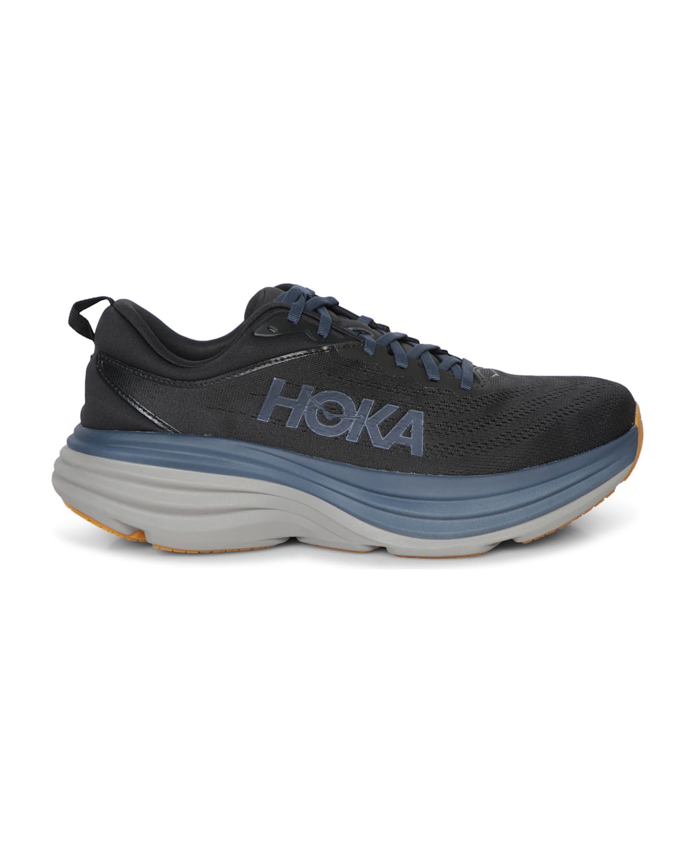 Hoka Bondi 8 Black Sneakers - Black