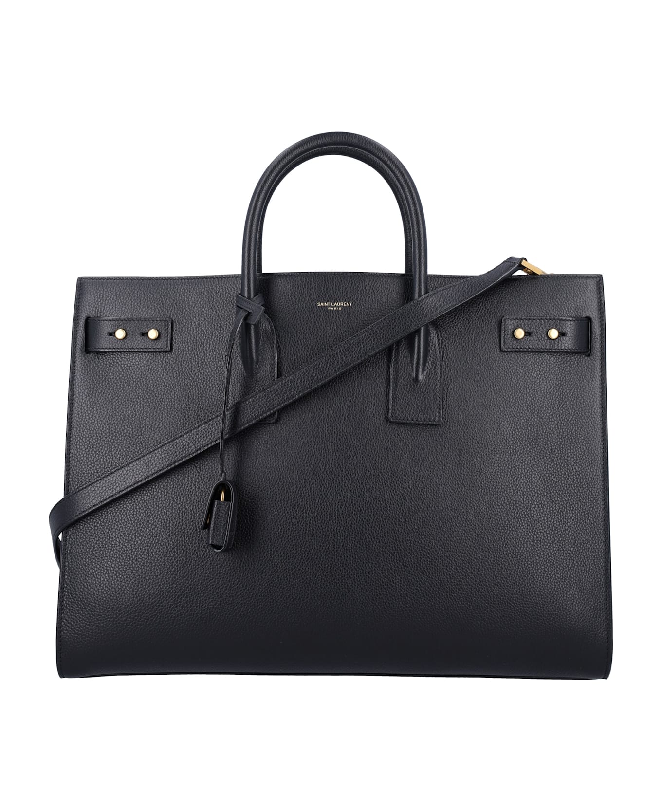 Saint Laurent Sac De Jour Thin Large - BLACK