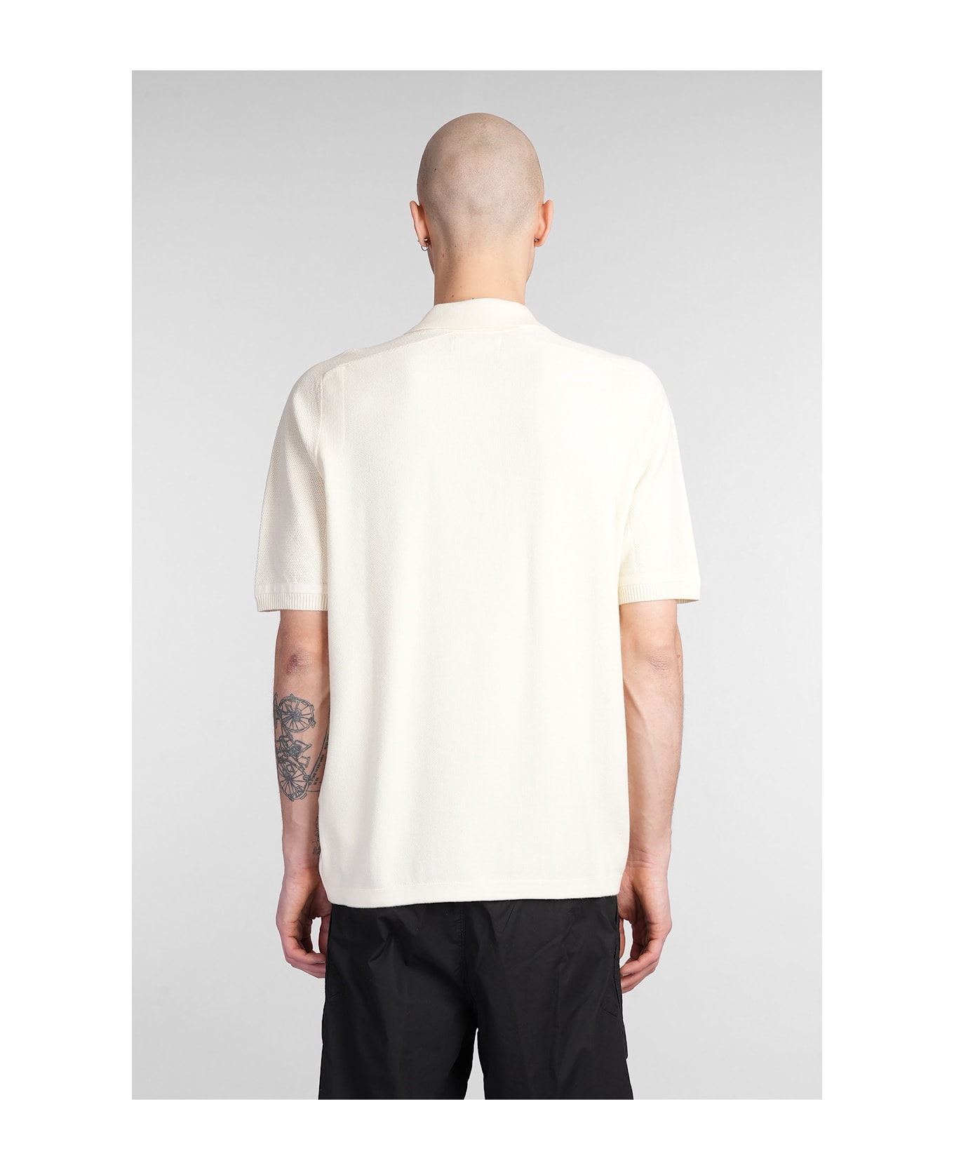Stone Island Polo In Beige Cotton - beige