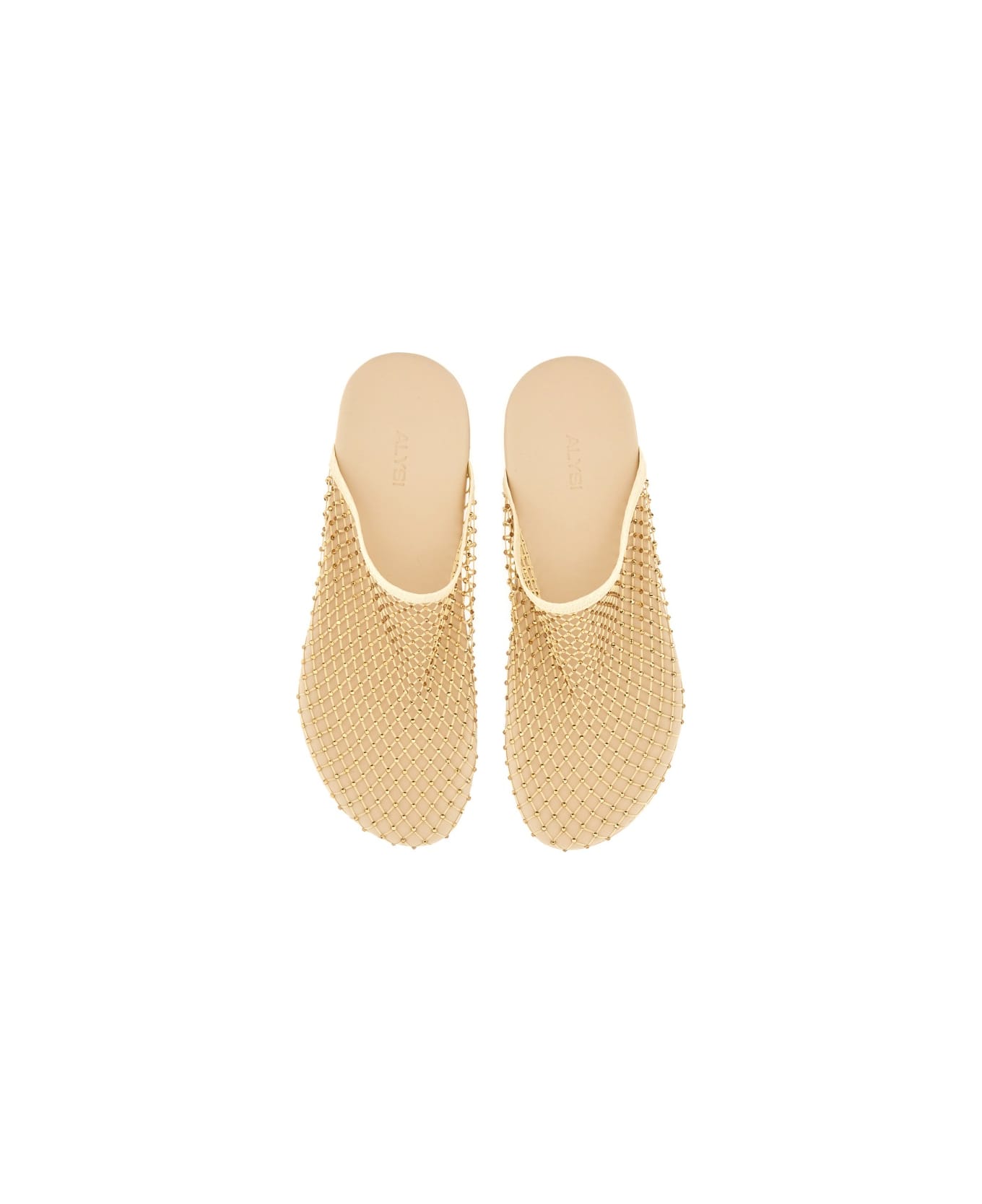Alysi Sabot In Mesh - GOLD