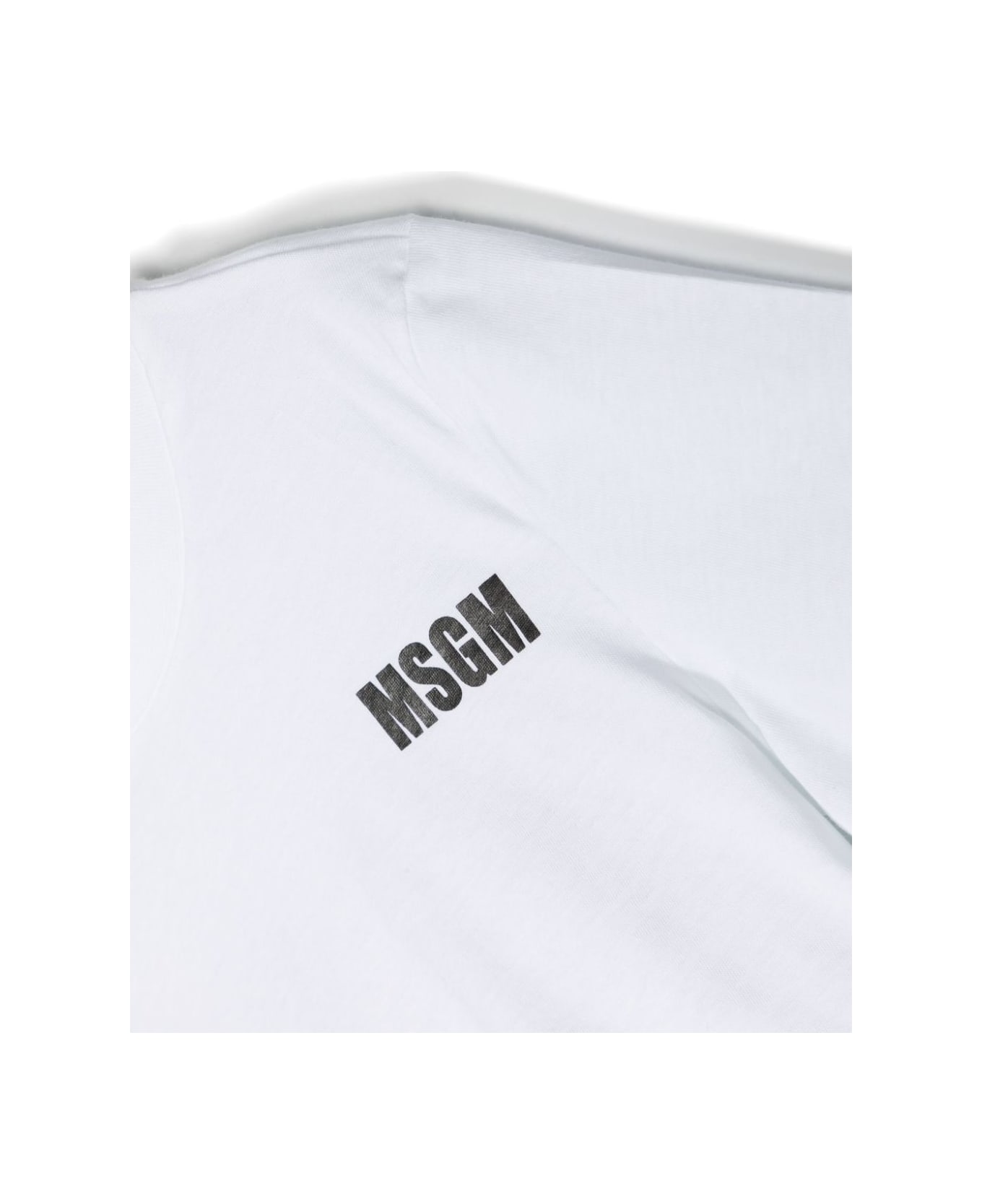 MSGM T-shirt Con Stampa - White