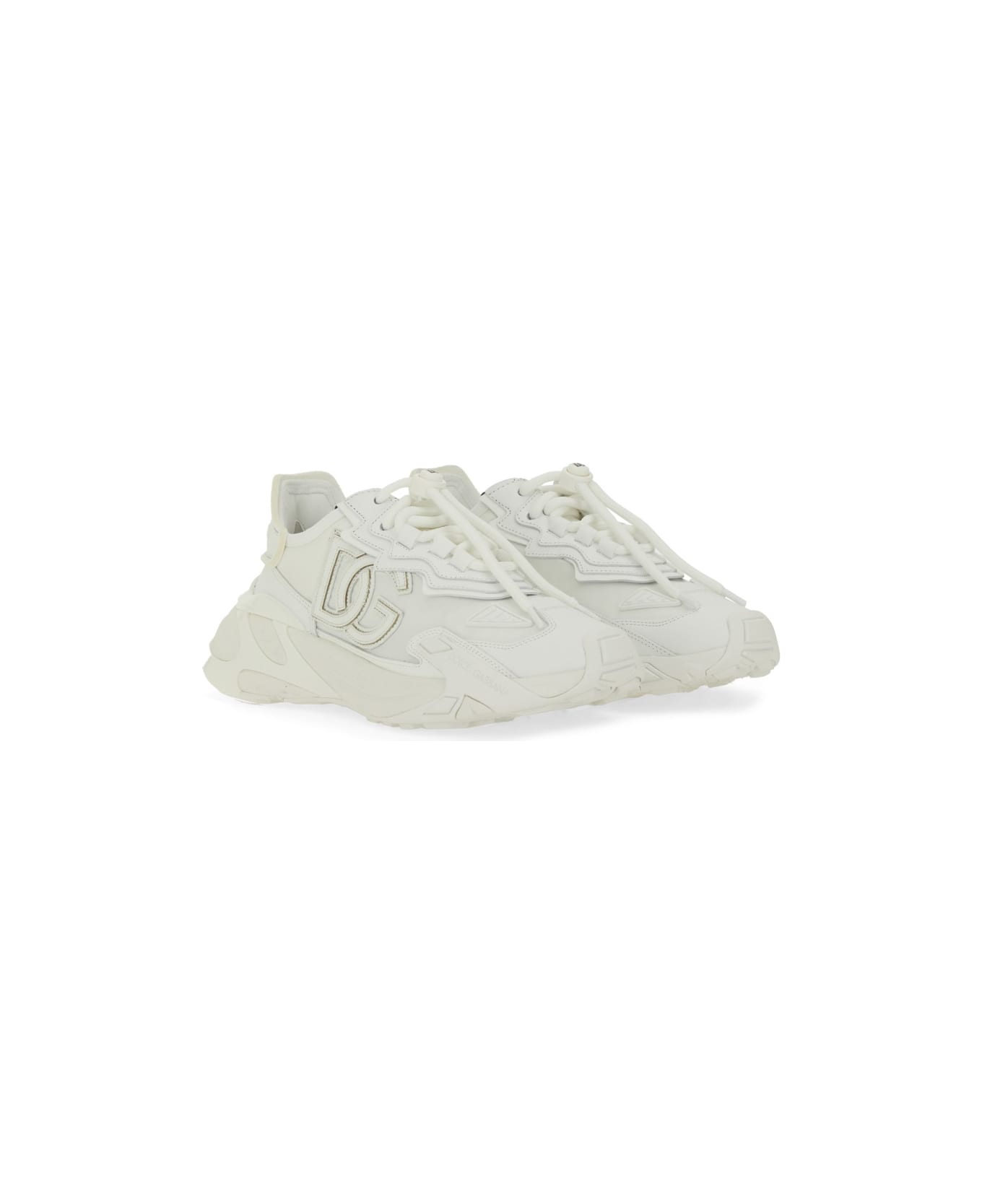 Dolce 
Gabbana Sneaker With Logo - WHITE