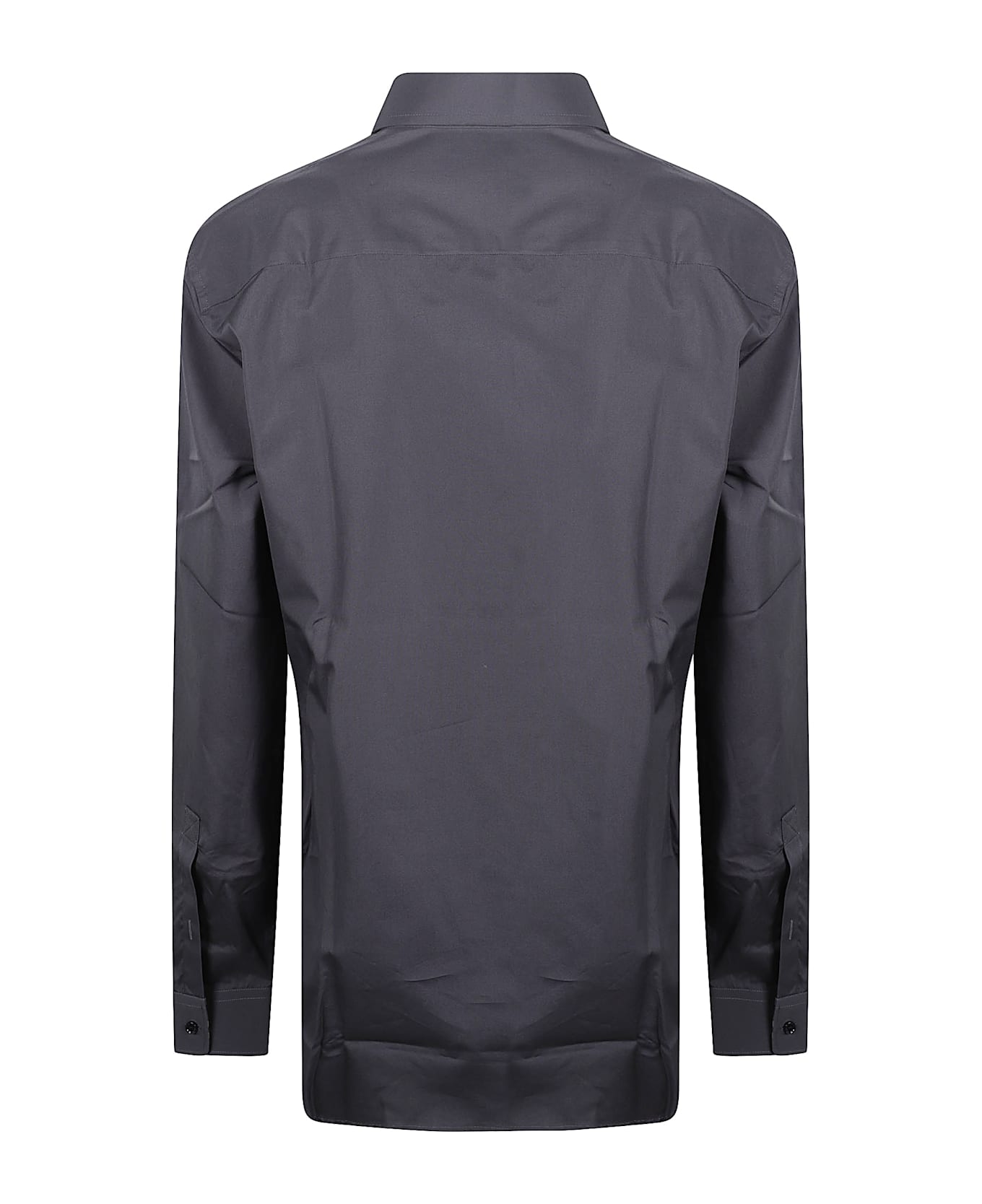 Burberry Check Reversible Long-sleeved Shirt - Indigo