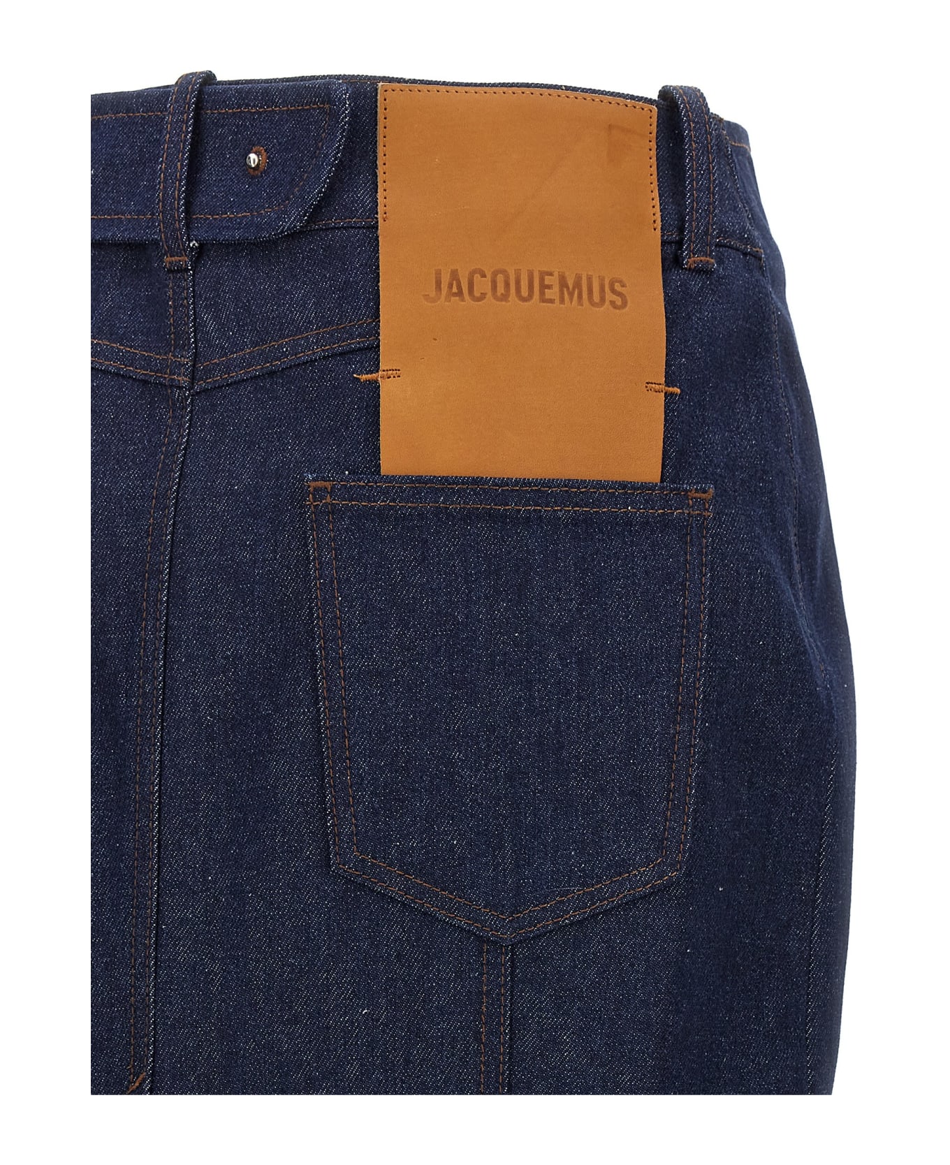 Jacquemus 'la Jupe De-nîmes Obra' Skirt - Blue スカート