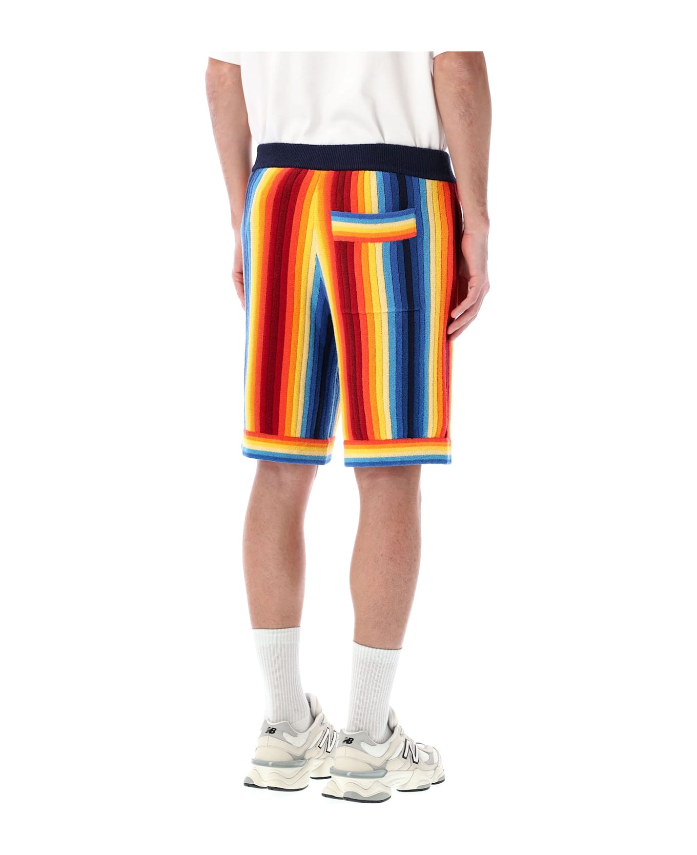 Casablanca Gradient Towelling Effect Shorts - MULTICOLOR