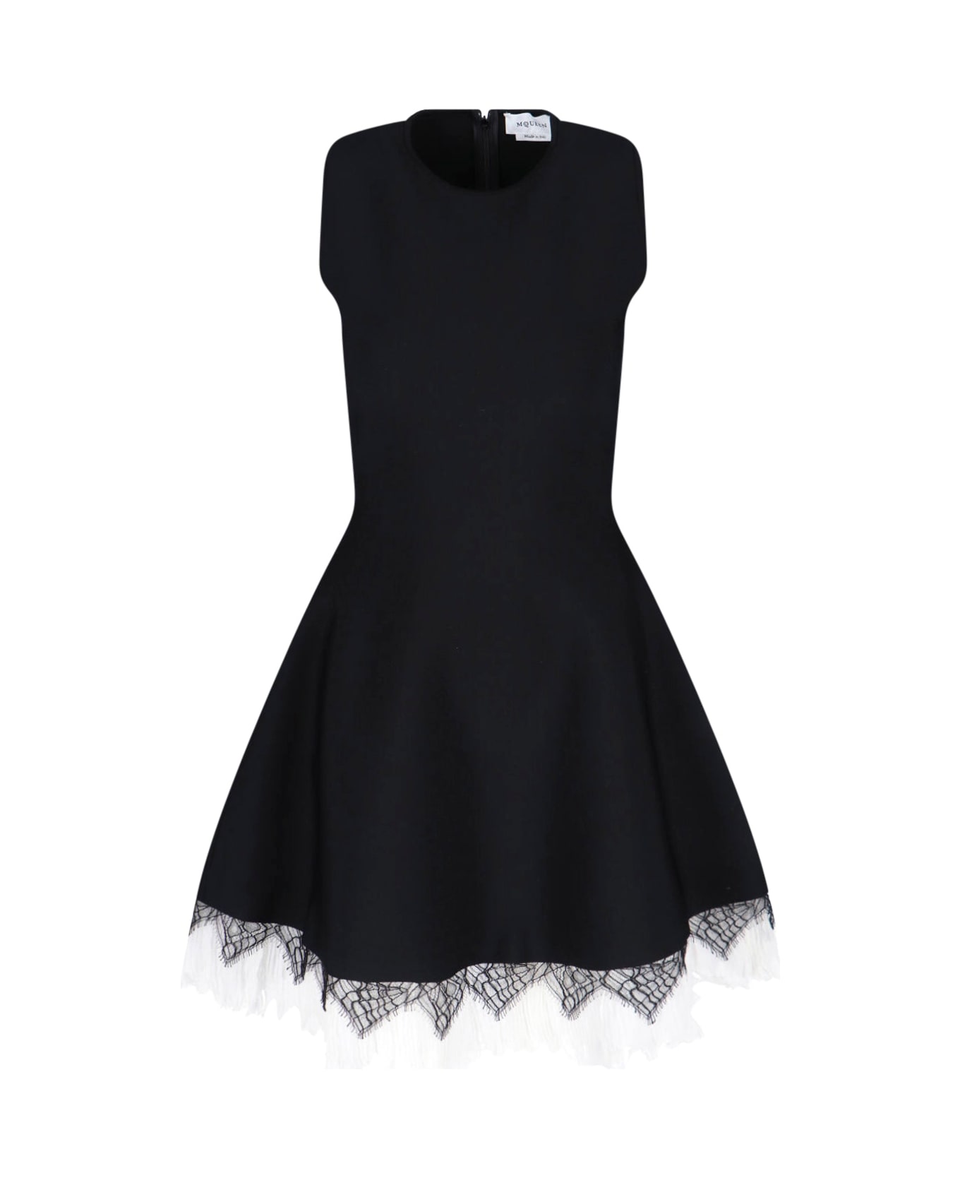 Alexander McQueen Knit Mini Dress - Black