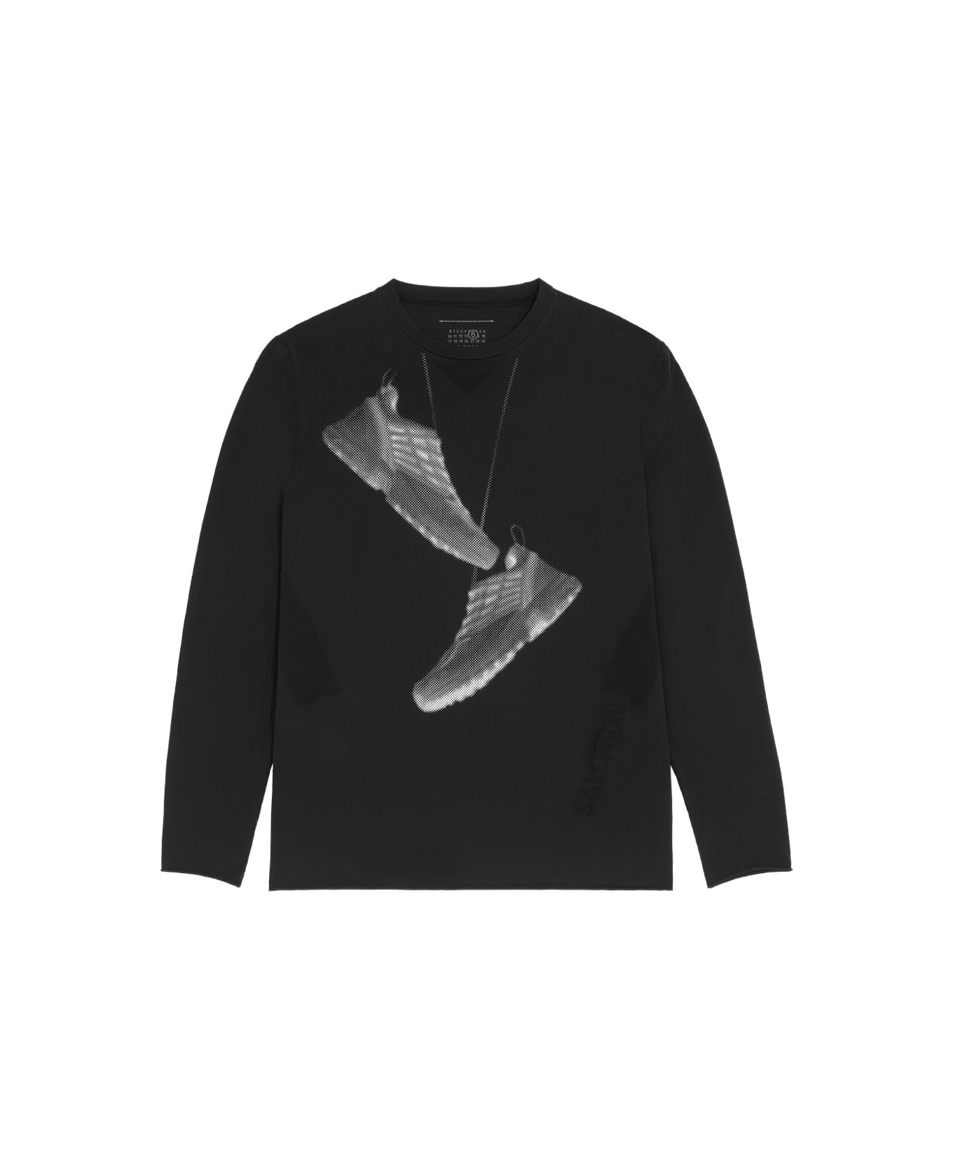 MM6 Maison Margiela Printed T-shirt - Black