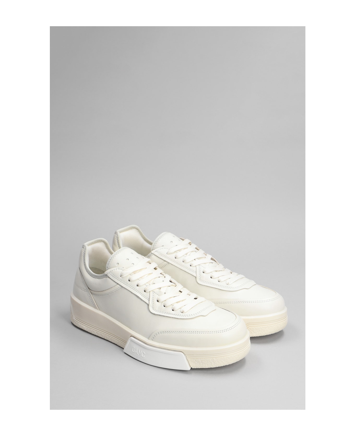 OAMC Cosmos Sneakers In White Leather