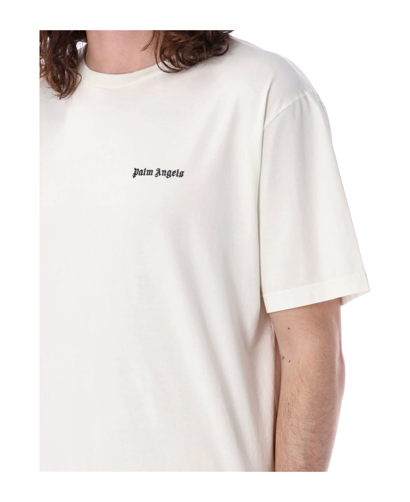 Palm Angels Classic Logo Slim T-shirt - WHITE
