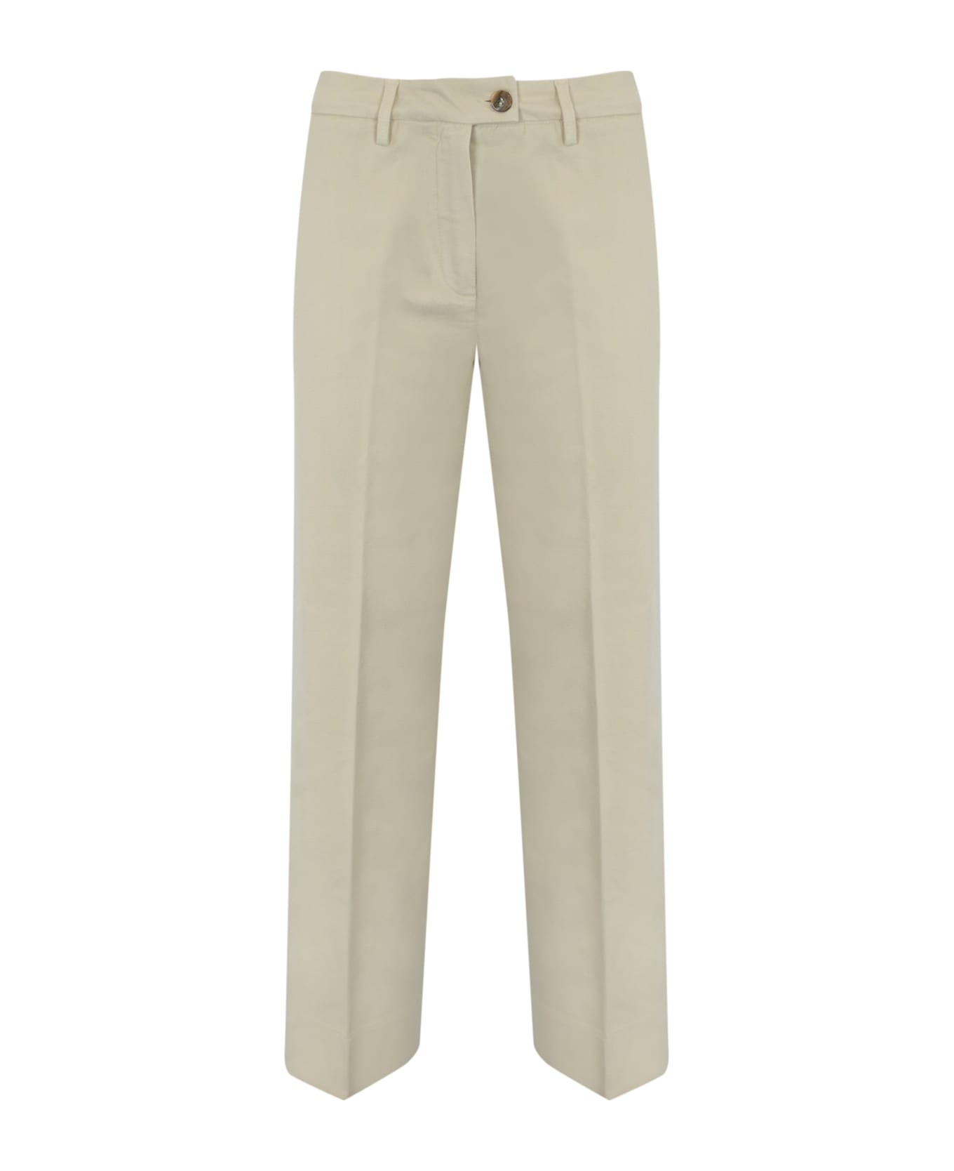 Re-HasH "nelly Chinos" Trousers In Cotton - Beige