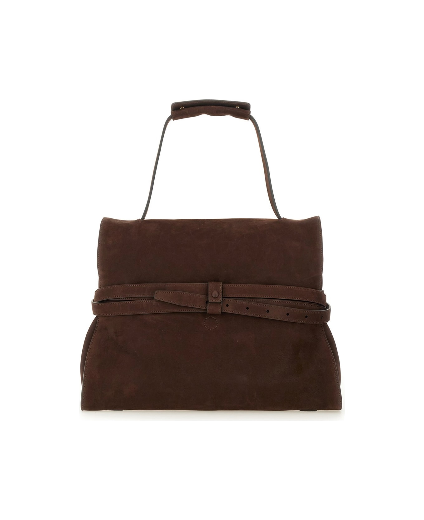 Moschino 'tie Me' Medium Bag - BROWN