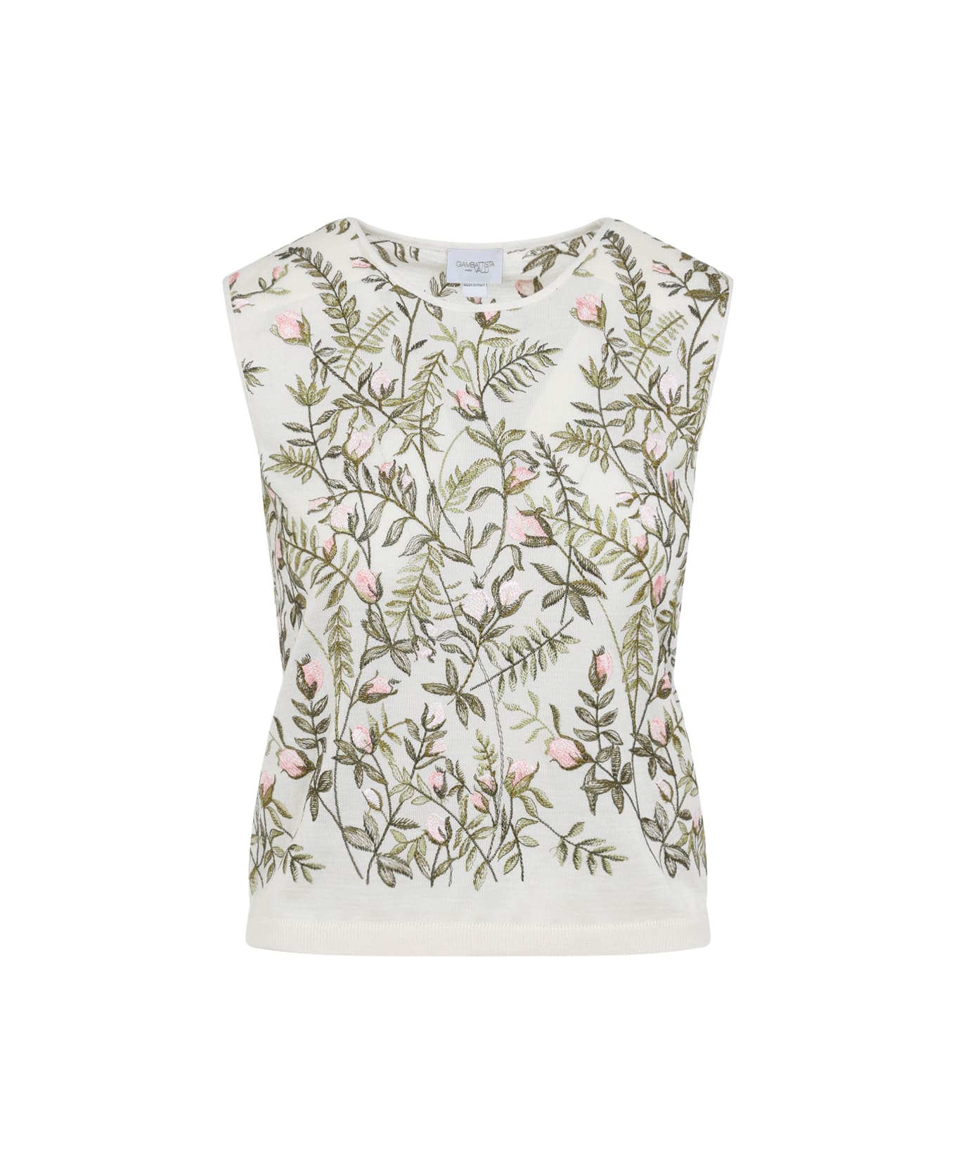 Giambattista Valli Cashmere And Silk Top - Ivory