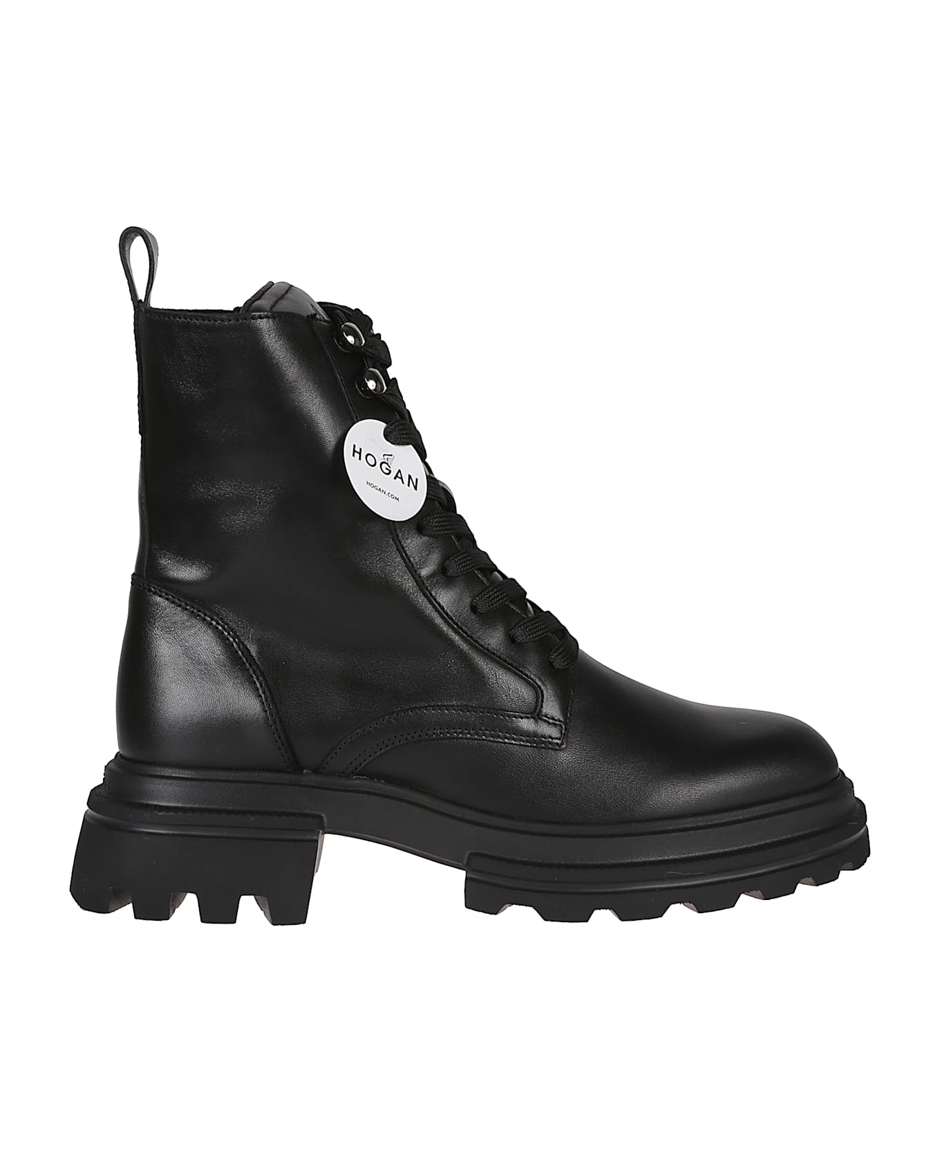 Hogan H674 Combat Boots - Nero