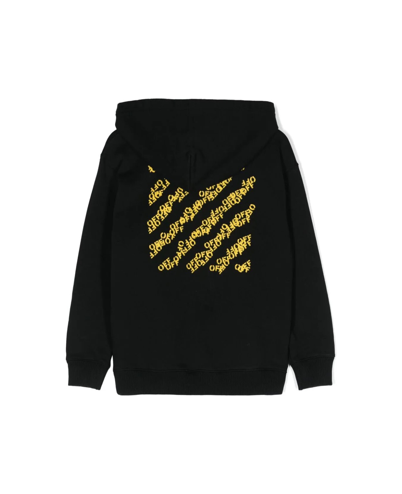Off-White Multi Off Stamp Hoodie - Black Yellow