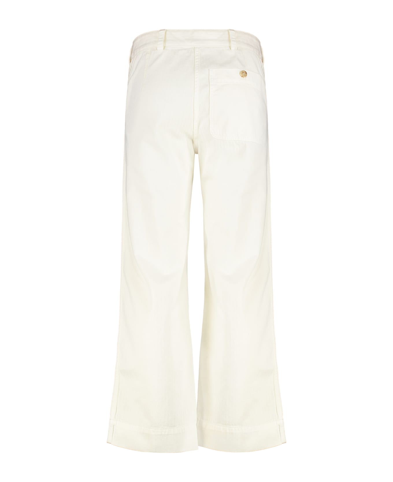 Etro Cotton Trousers - Ivory