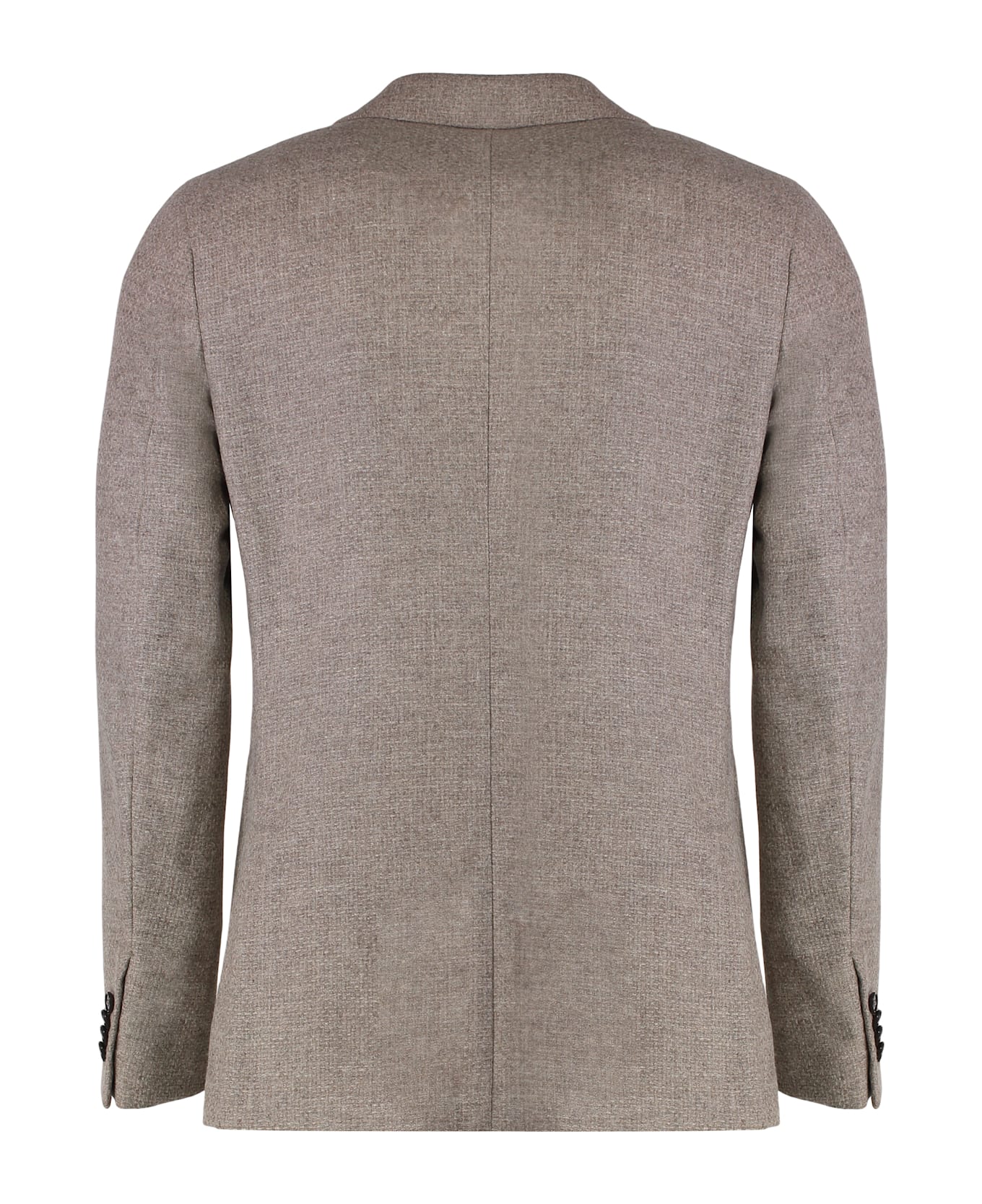 Zegna Single-breasted Two-button Jacket - Beige