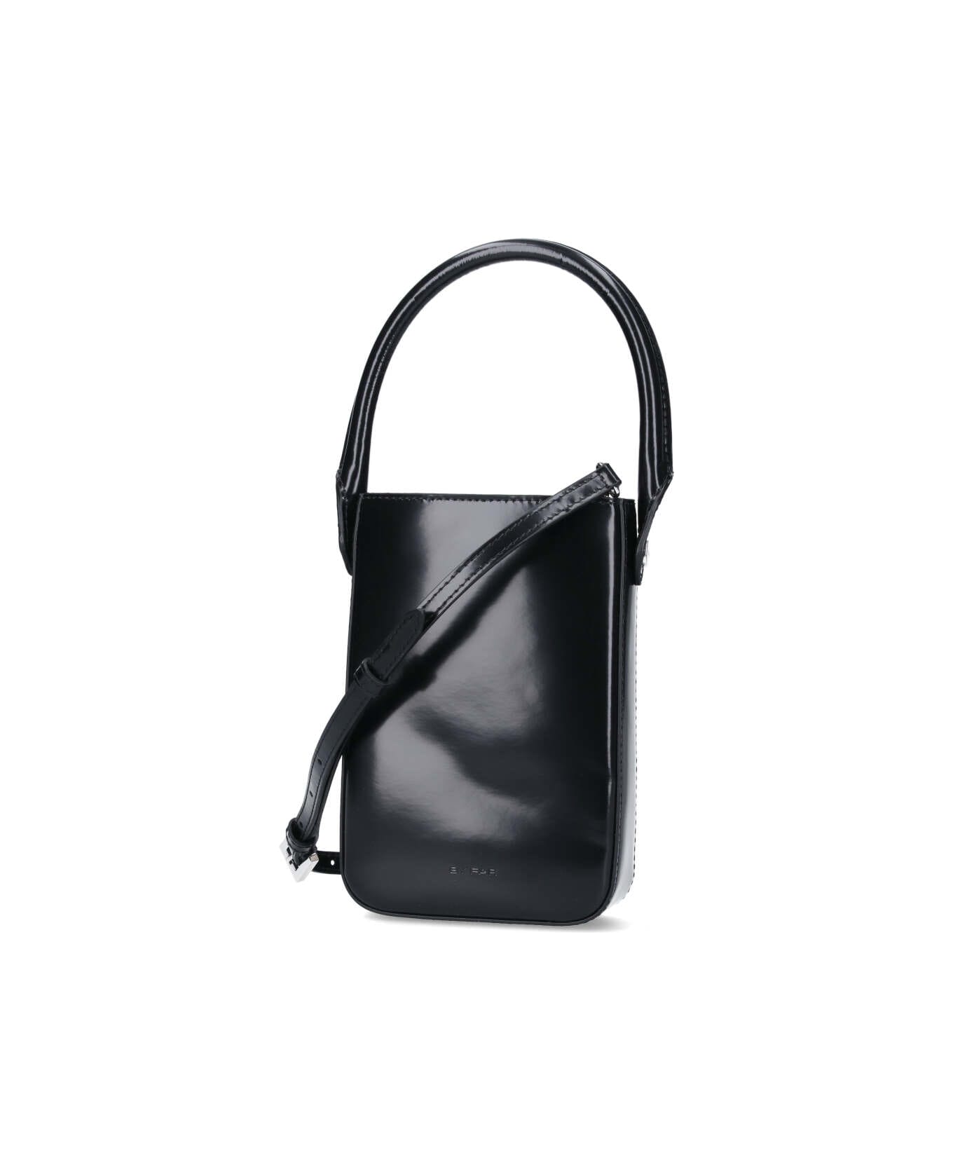 BY FAR Mini Tote Bag "the Note" - Black   トートバッグ