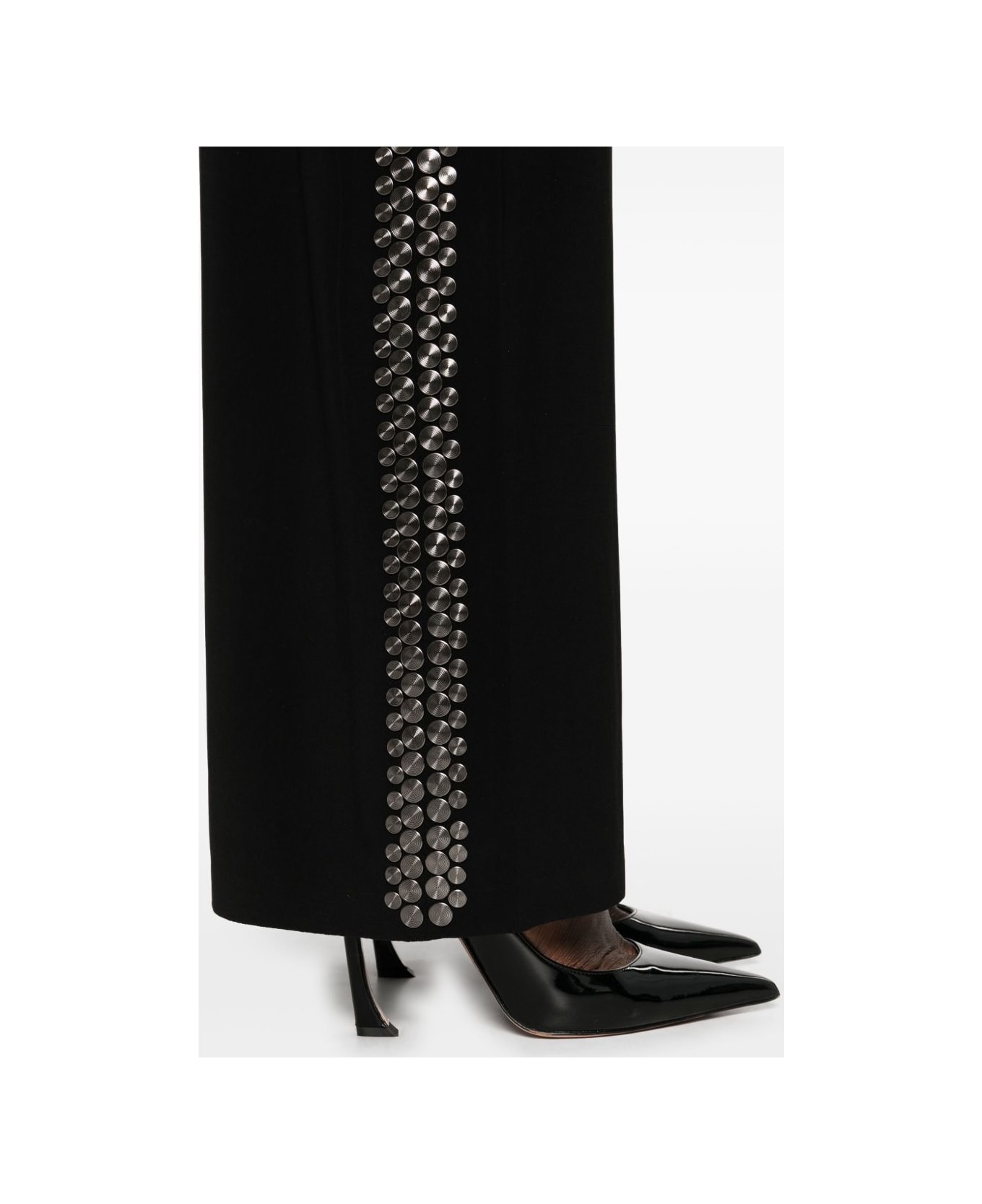 Norma Kamali Studded Long Jumpsuit - Black