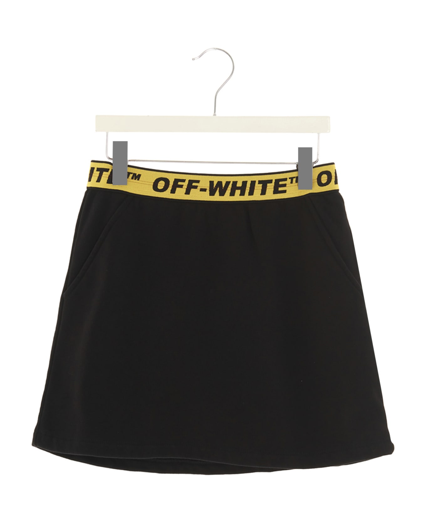 Off-White Logo Elastic Skirt - Black  