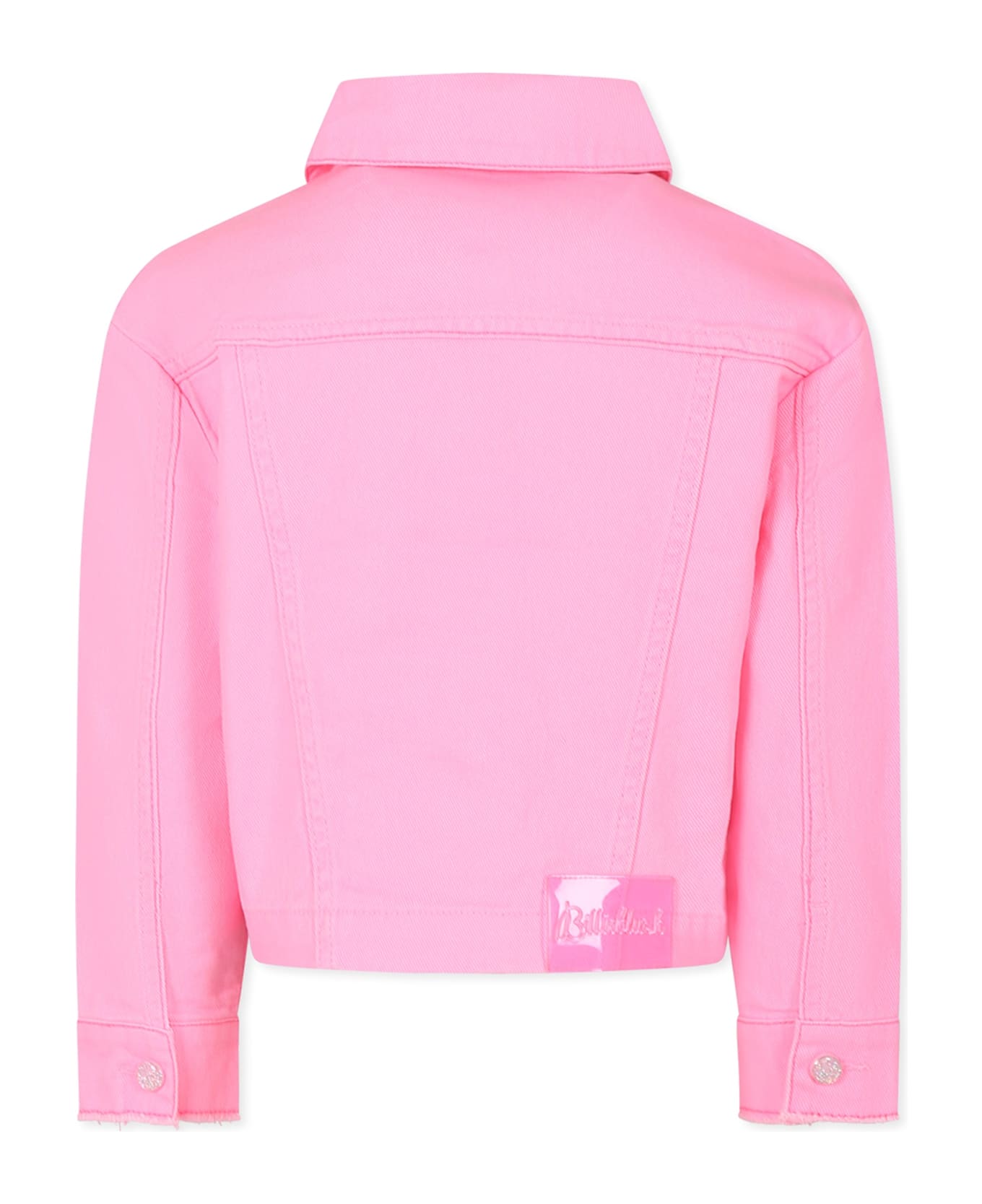 Billieblush Pink Jacket For Girl With Sequins - Pink