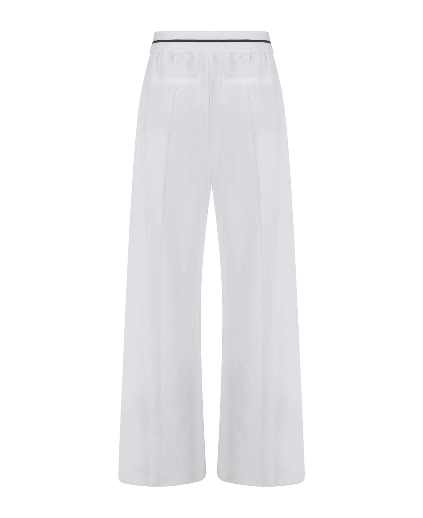 Brunello Cucinelli High-waist Pleated Trousers - Bianco