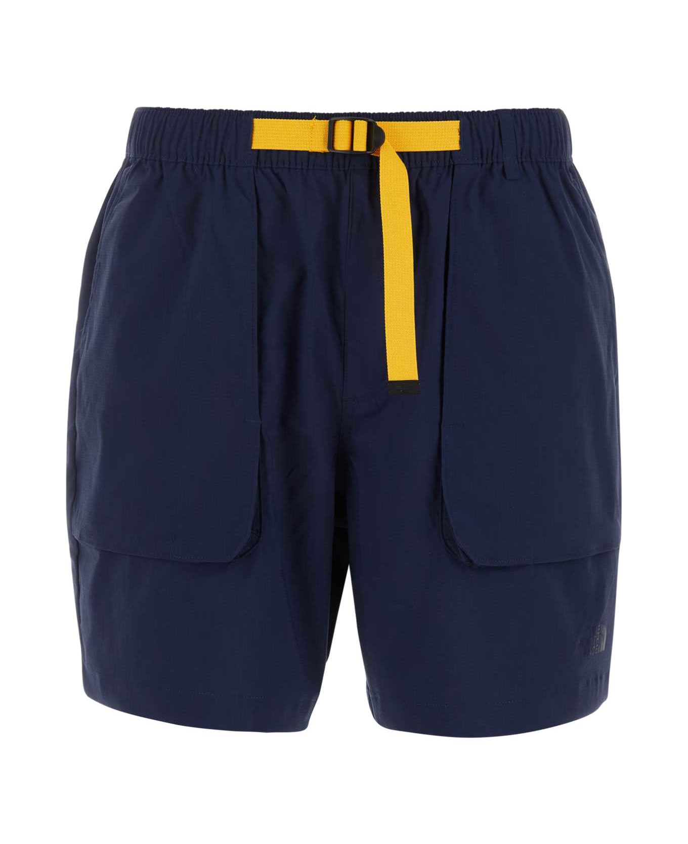 The North Face Blue Stretch Nylon Class V Bermuda Shorts - BLUE ショートパンツ