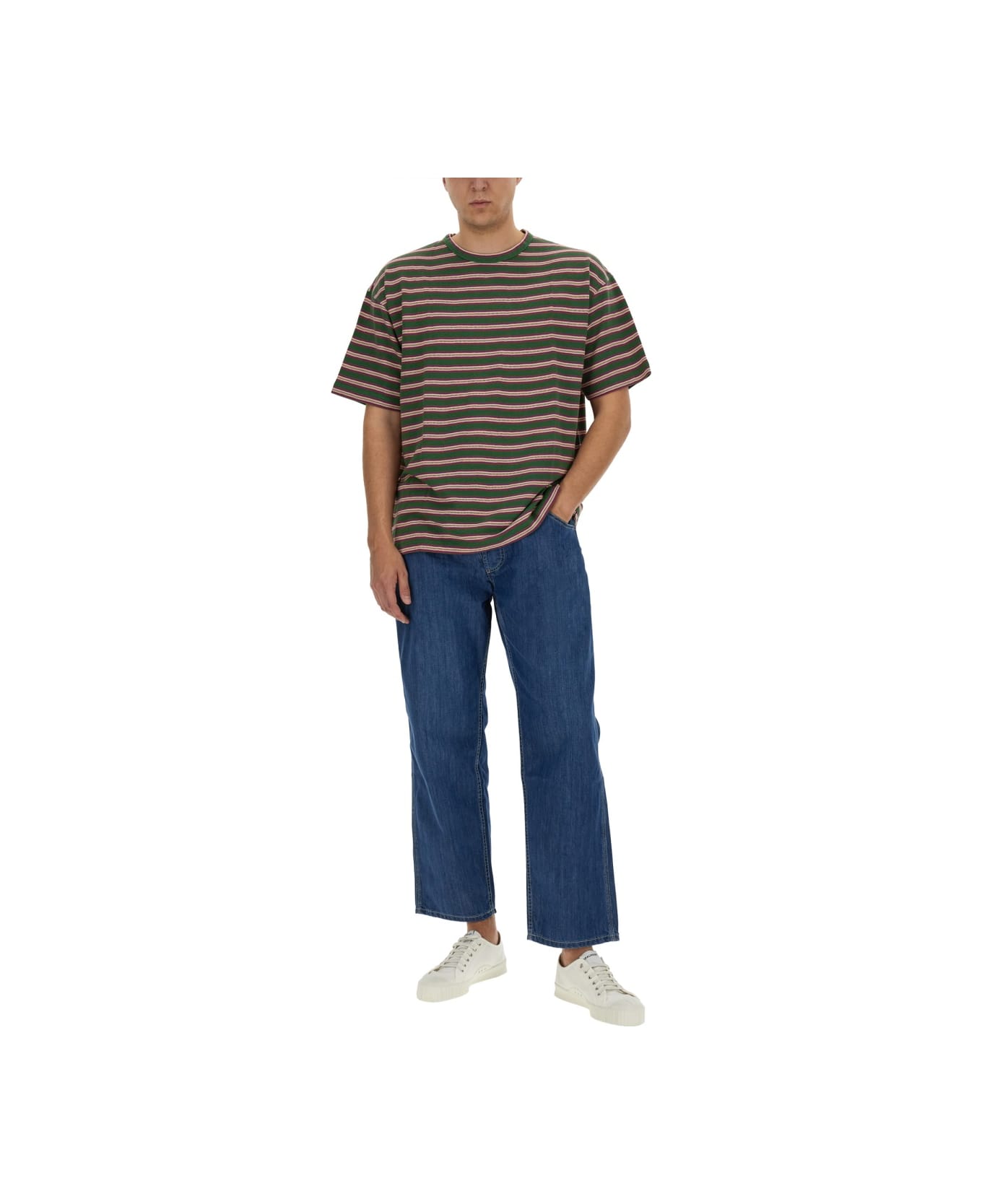 YMC Striped T-shirt - MULTICOLOUR