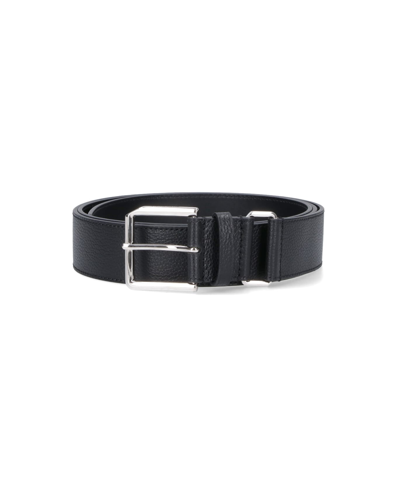Givenchy Hammered Leather Belt - Black
