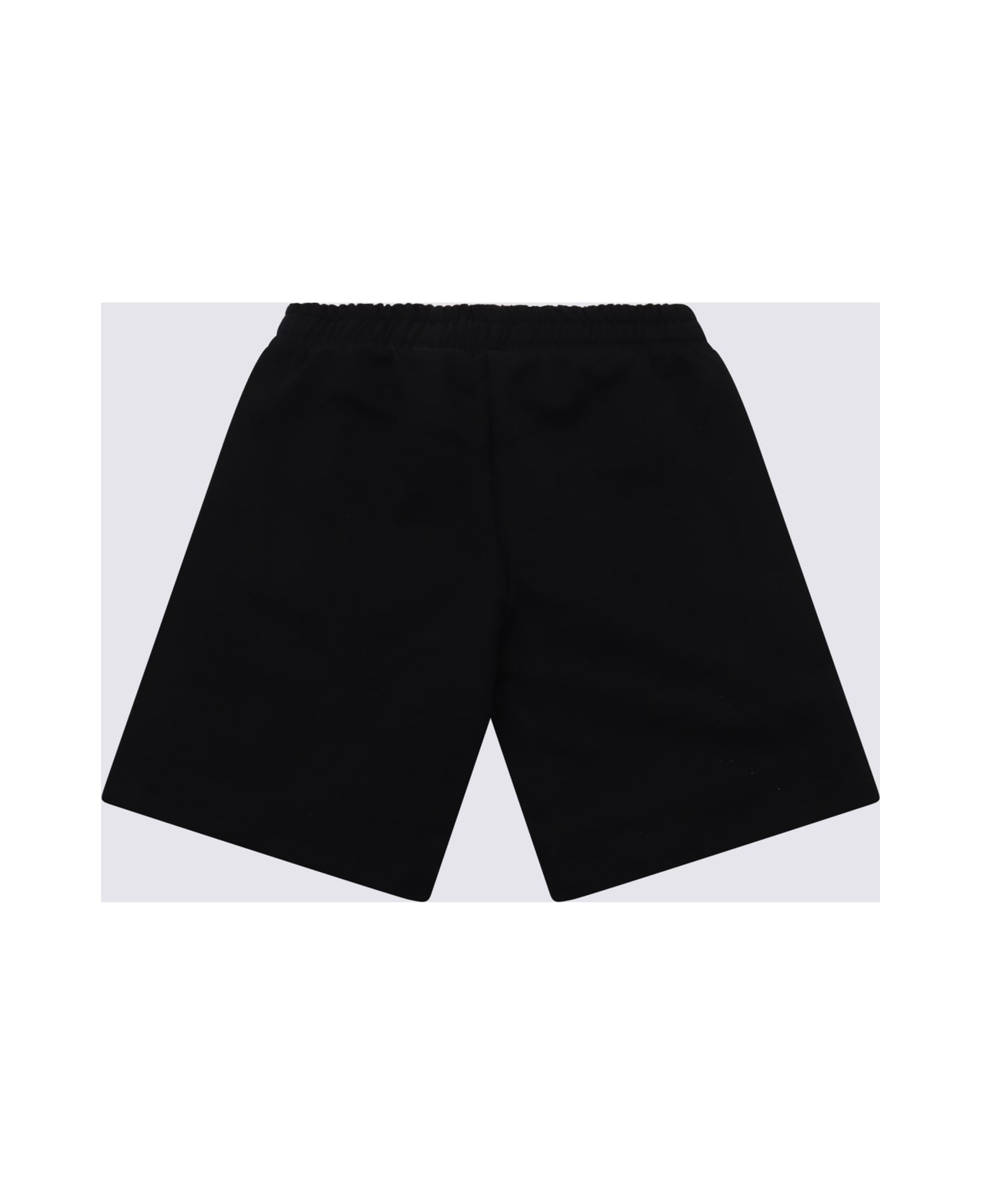 Moschino Black Cotton Shorts - NERO/BLACK