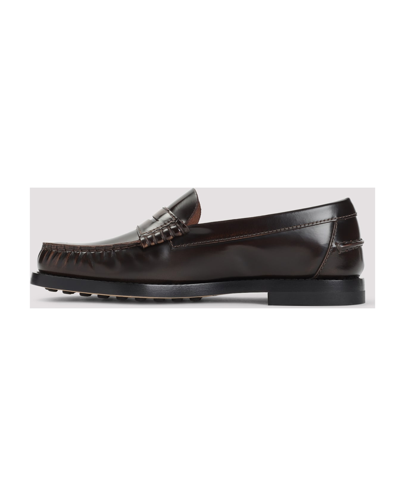 Tod
s Tod S Calf Leather Loafers - Tortora Chiaro