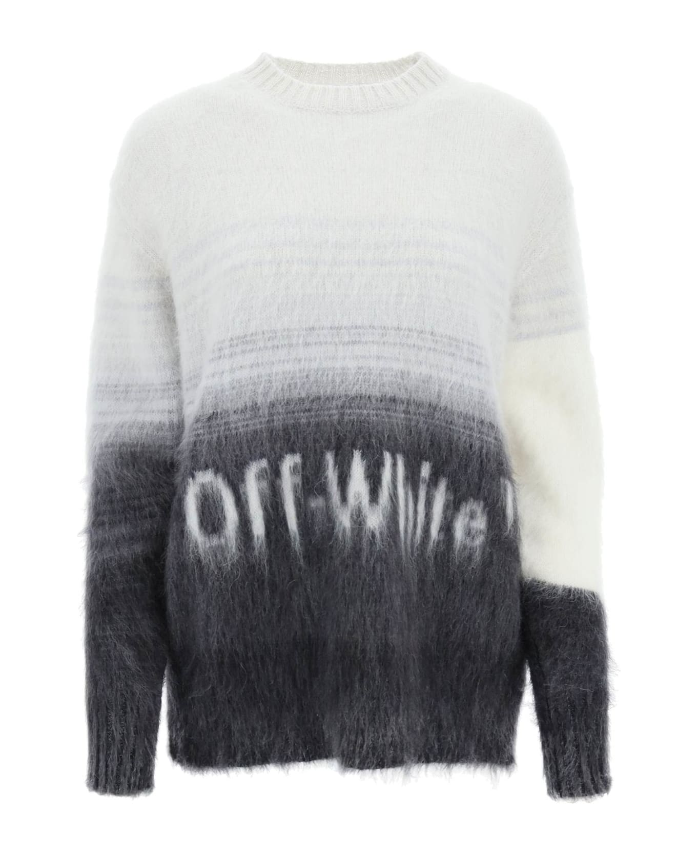 Off-White Mohair-wool Sweater - grey ニットウェア