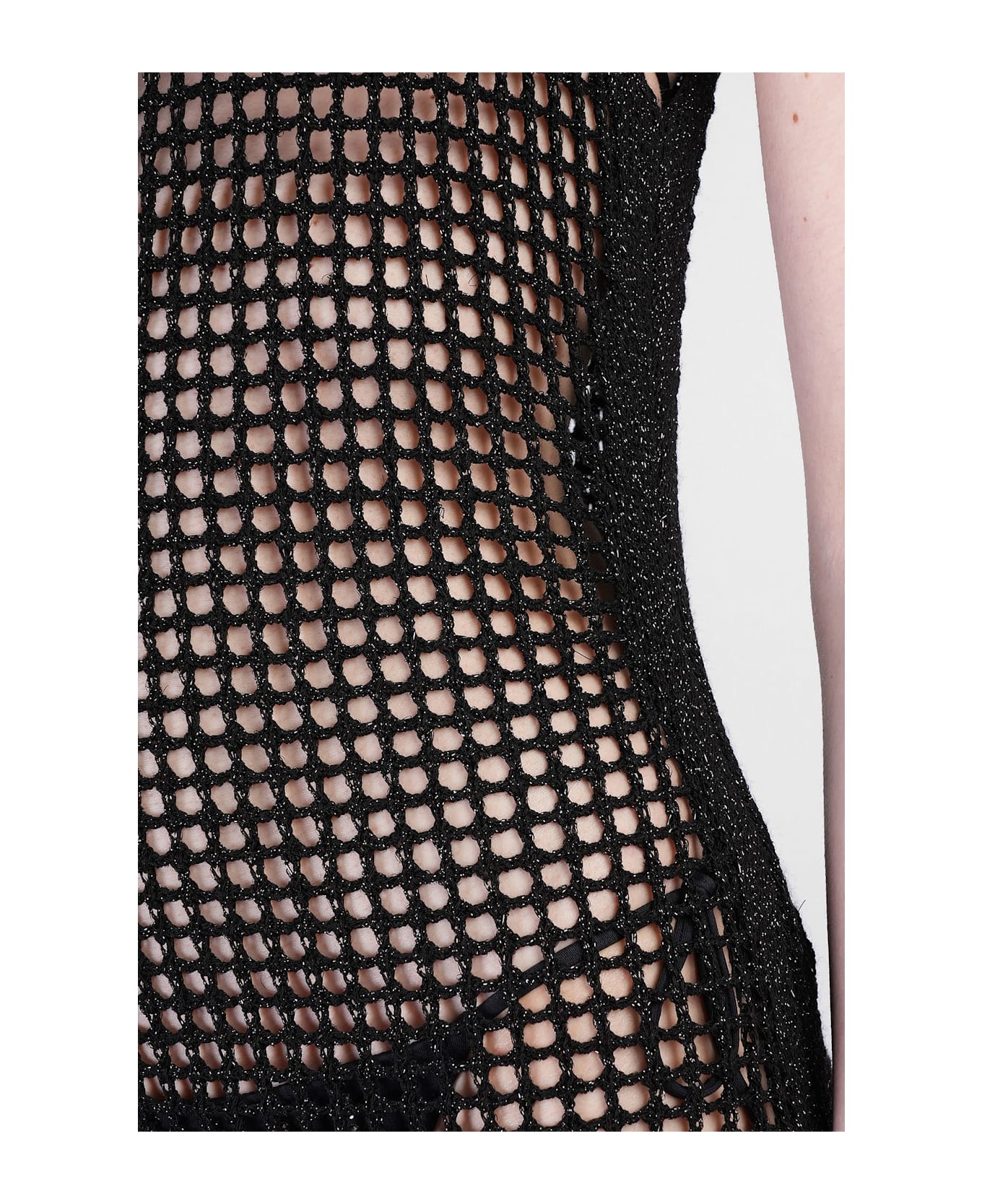 MC2 Saint Barth Eileen Long Dress In Black Viscose - black