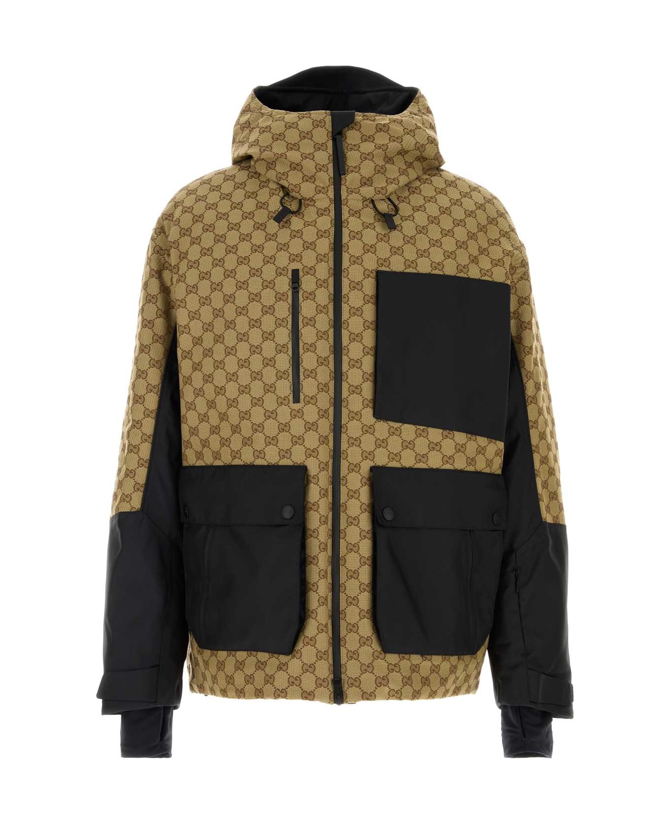 Gucci Gg Fabric Padded Jacket - BEIGEEBONY